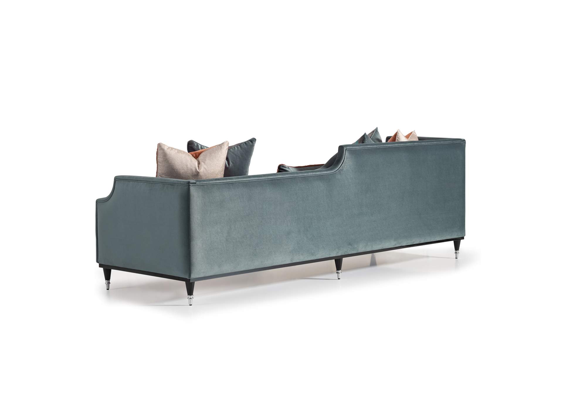 La Francaise Mansion Sofa - Azure - Black image 4