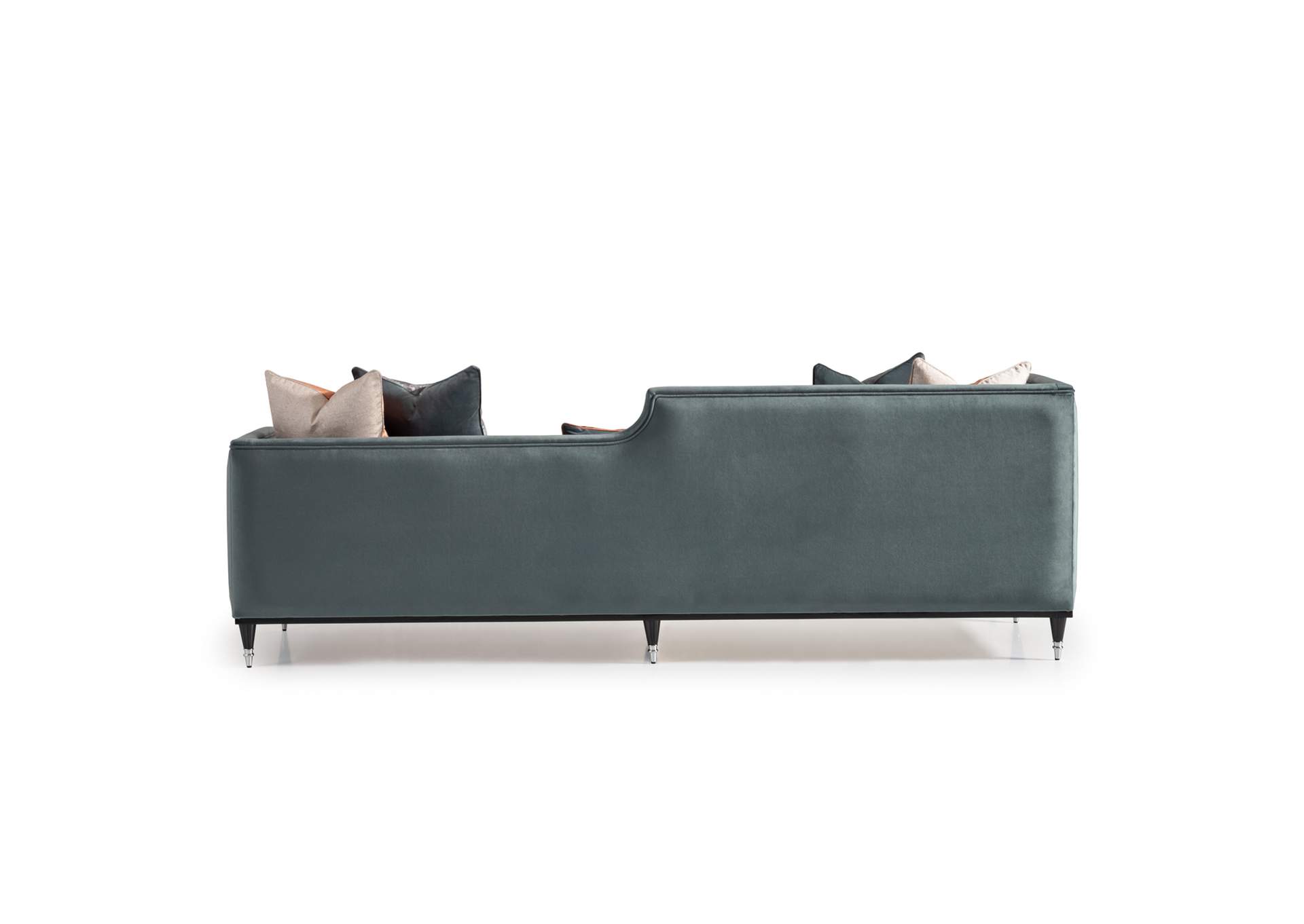 La Francaise Mansion Sofa - Azure - Black image 6