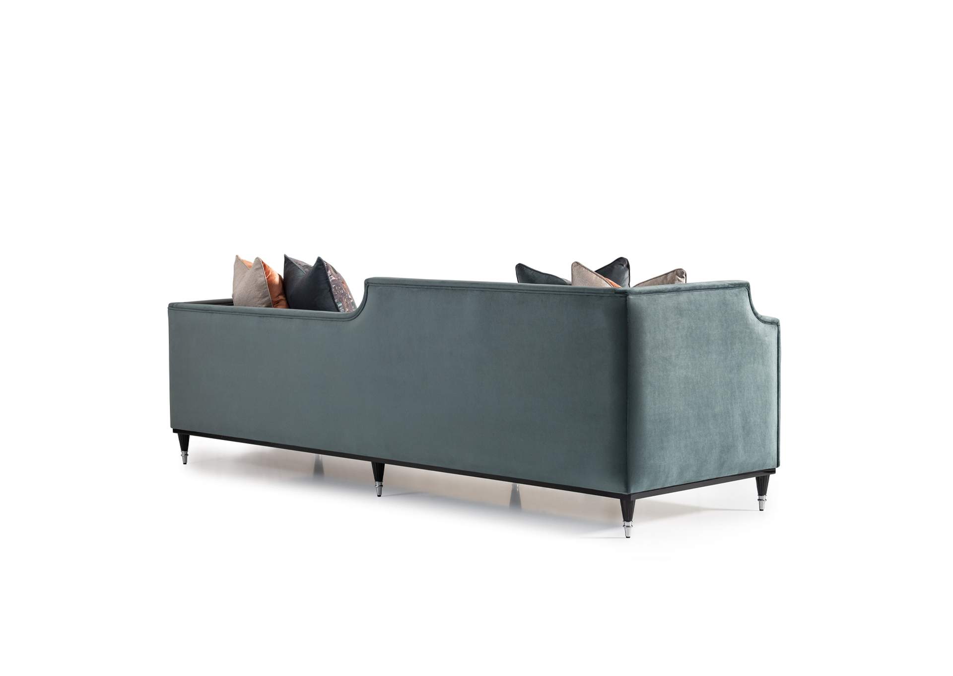 La Francaise Mansion Sofa - Azure - Black image 7