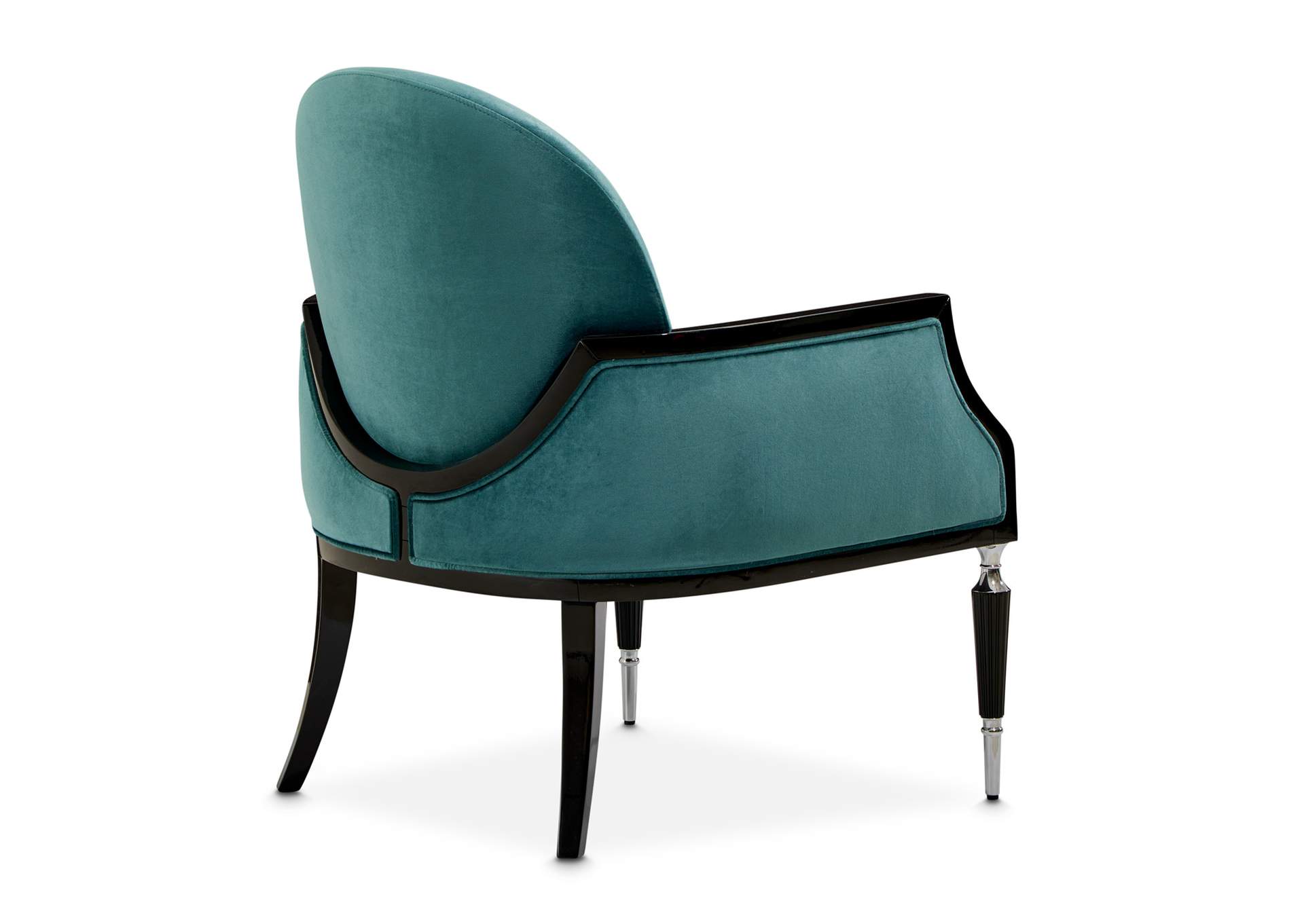 La Francaise Accent Chair - Azure and Black image 15