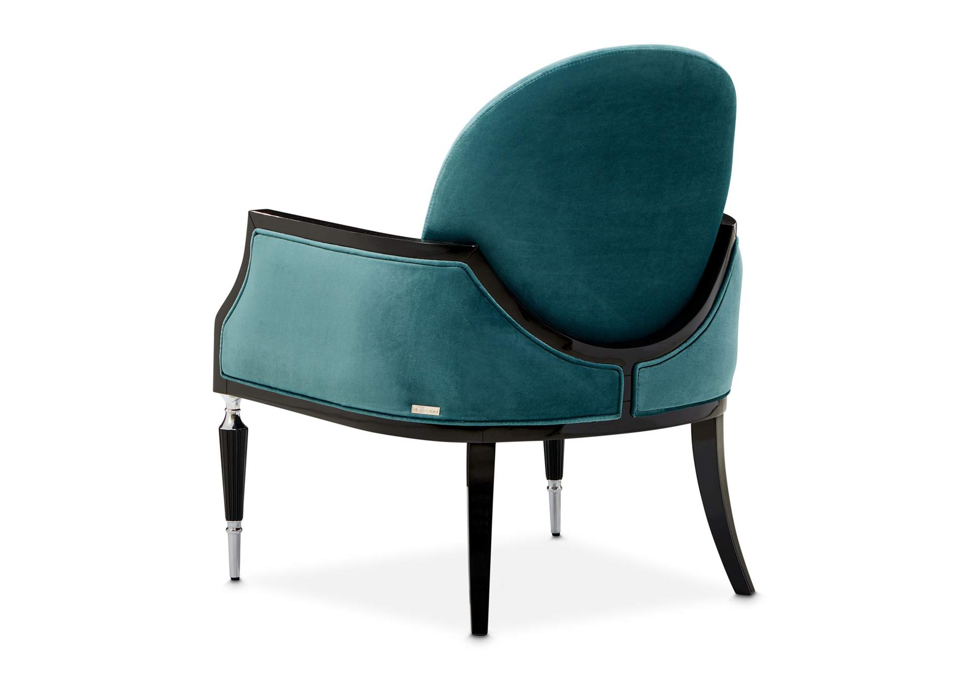 La Francaise Accent Chair - Azure and Black image 13