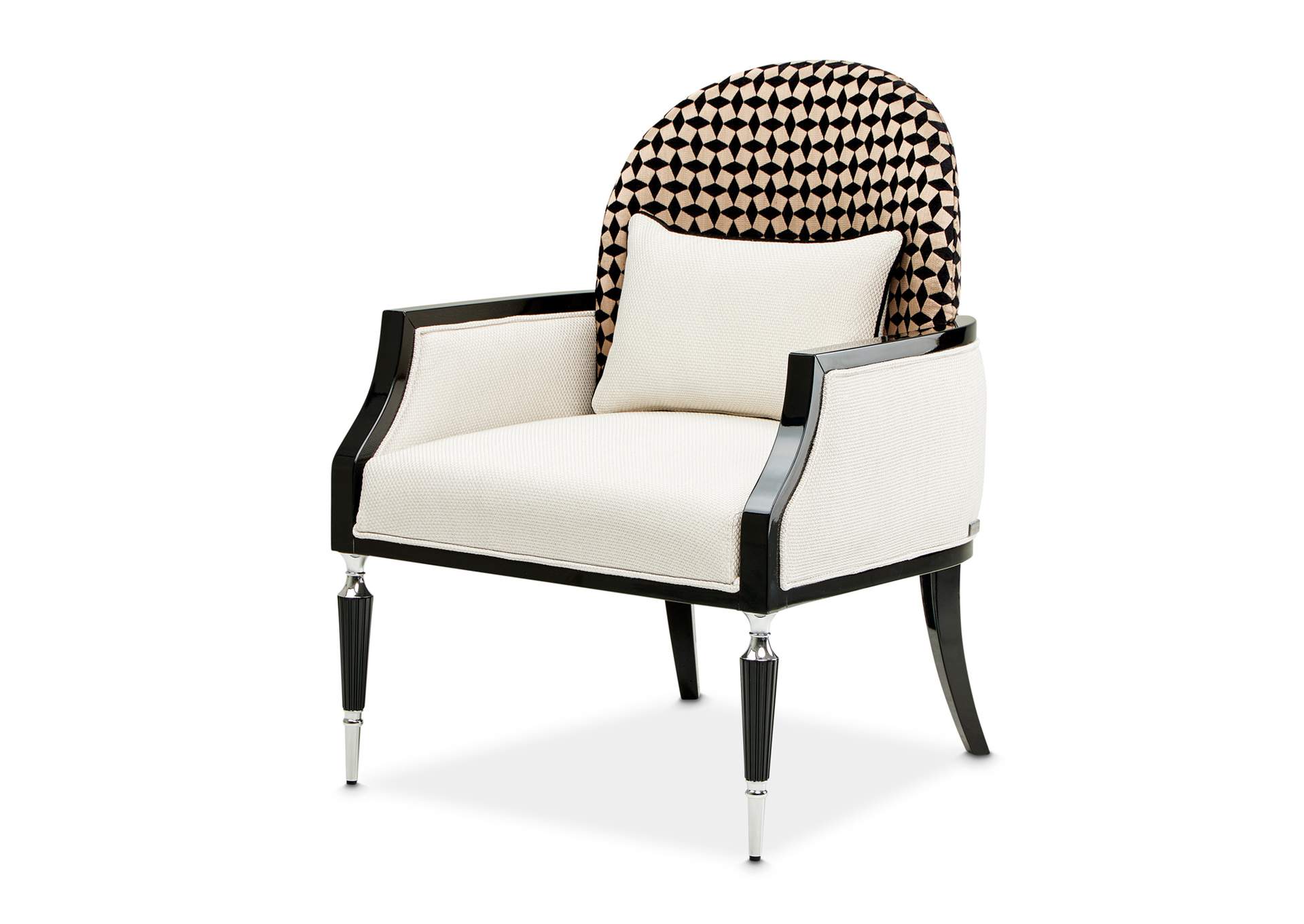 La Francaise Accent Chair - Cafe Au Lait and Black image 1