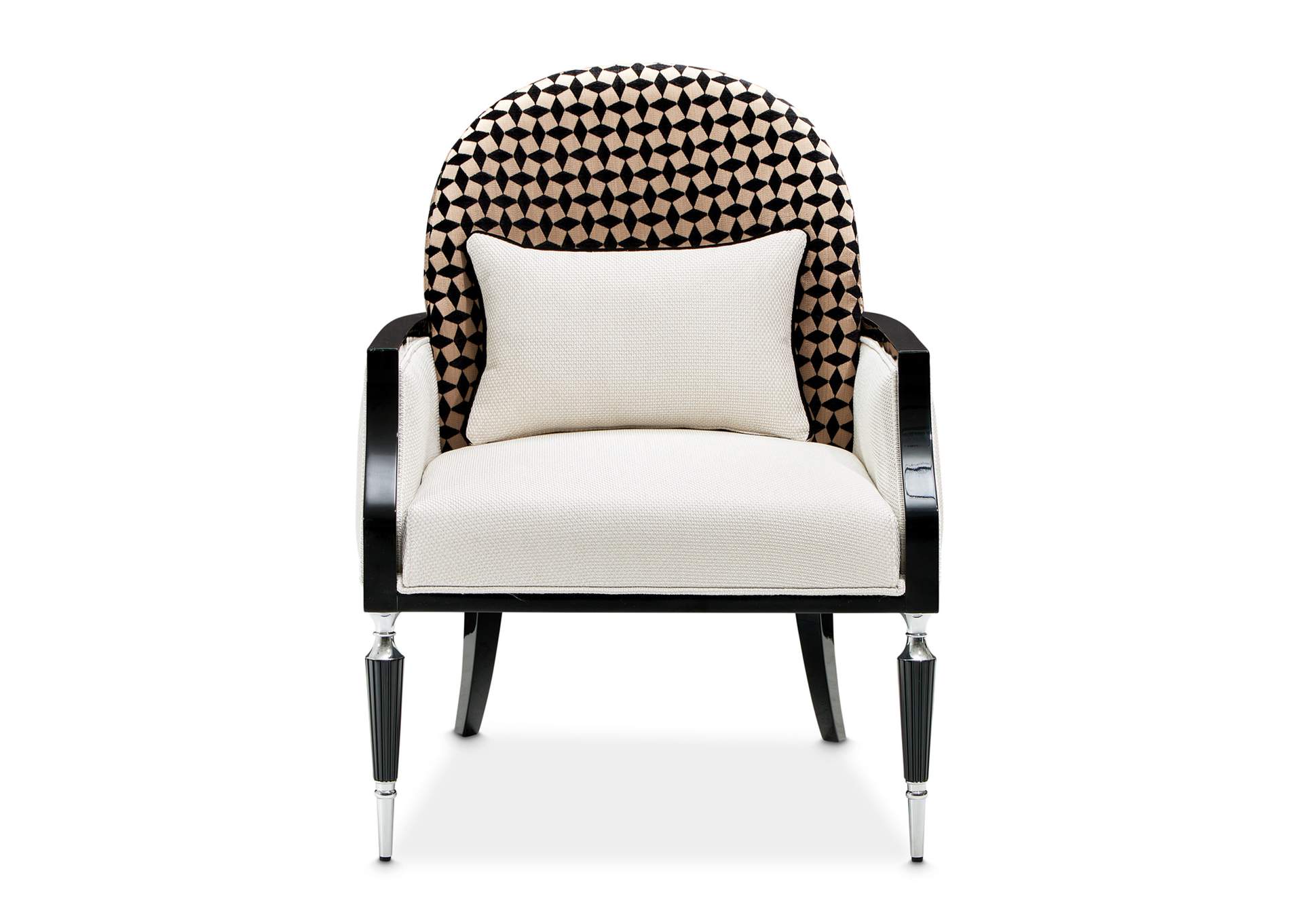 La Francaise Accent Chair - Cafe Au Lait and Black image 21