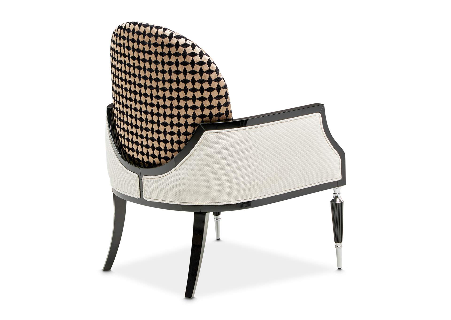 La Francaise Accent Chair - Cafe Au Lait and Black image 18