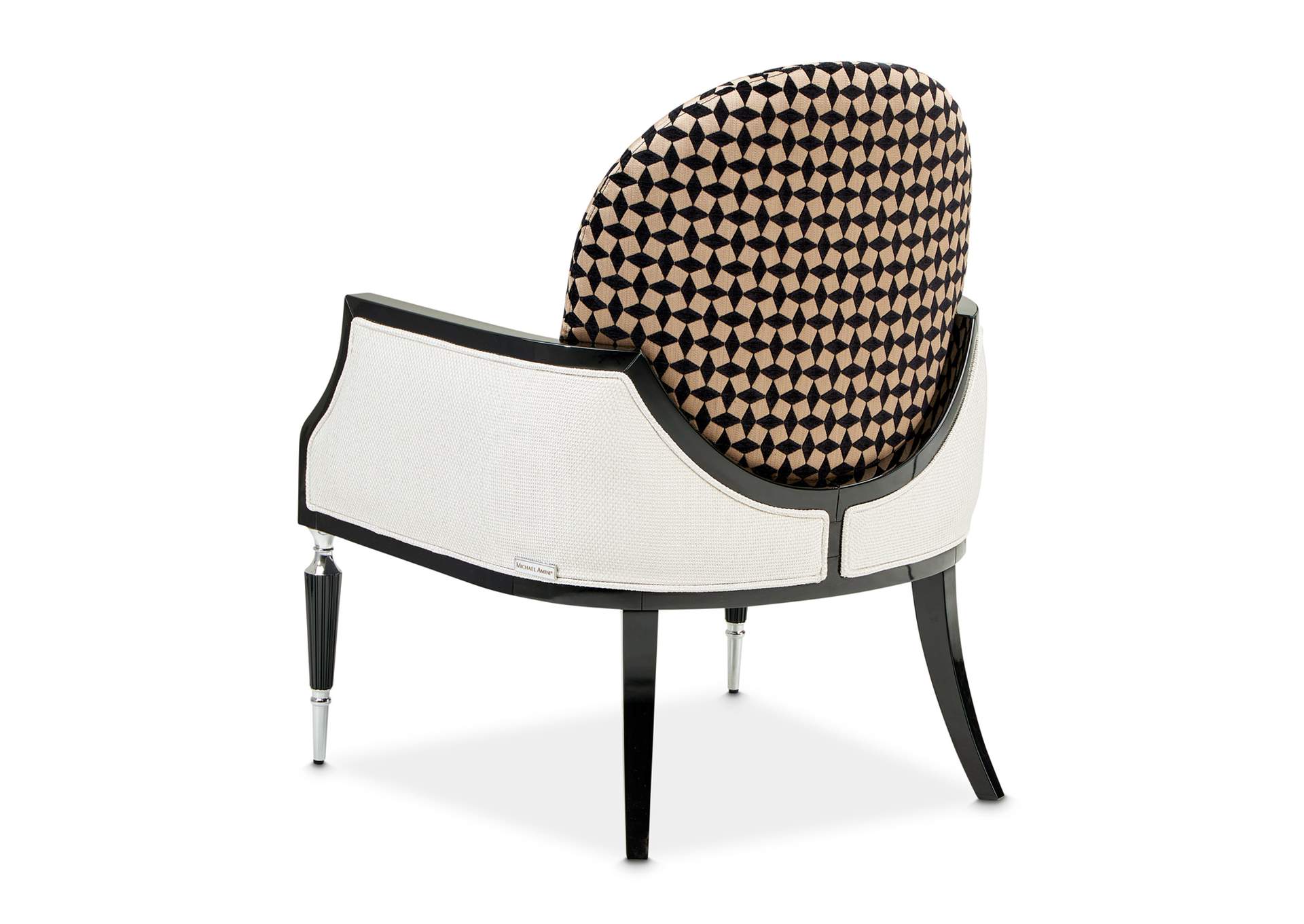 La Francaise Accent Chair - Cafe Au Lait and Black image 16