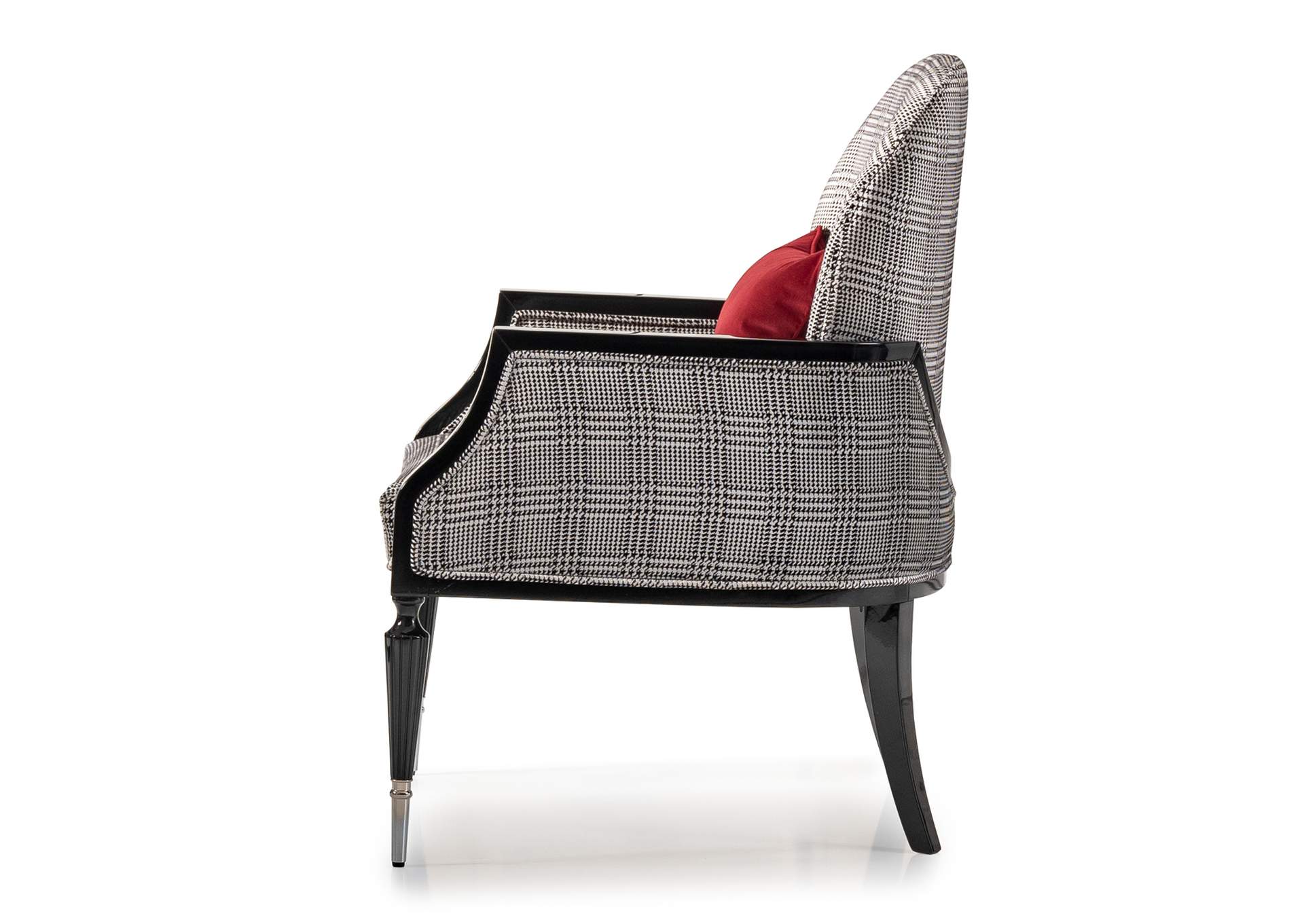 La Francaise Accent Chair - Domino - Black image 2