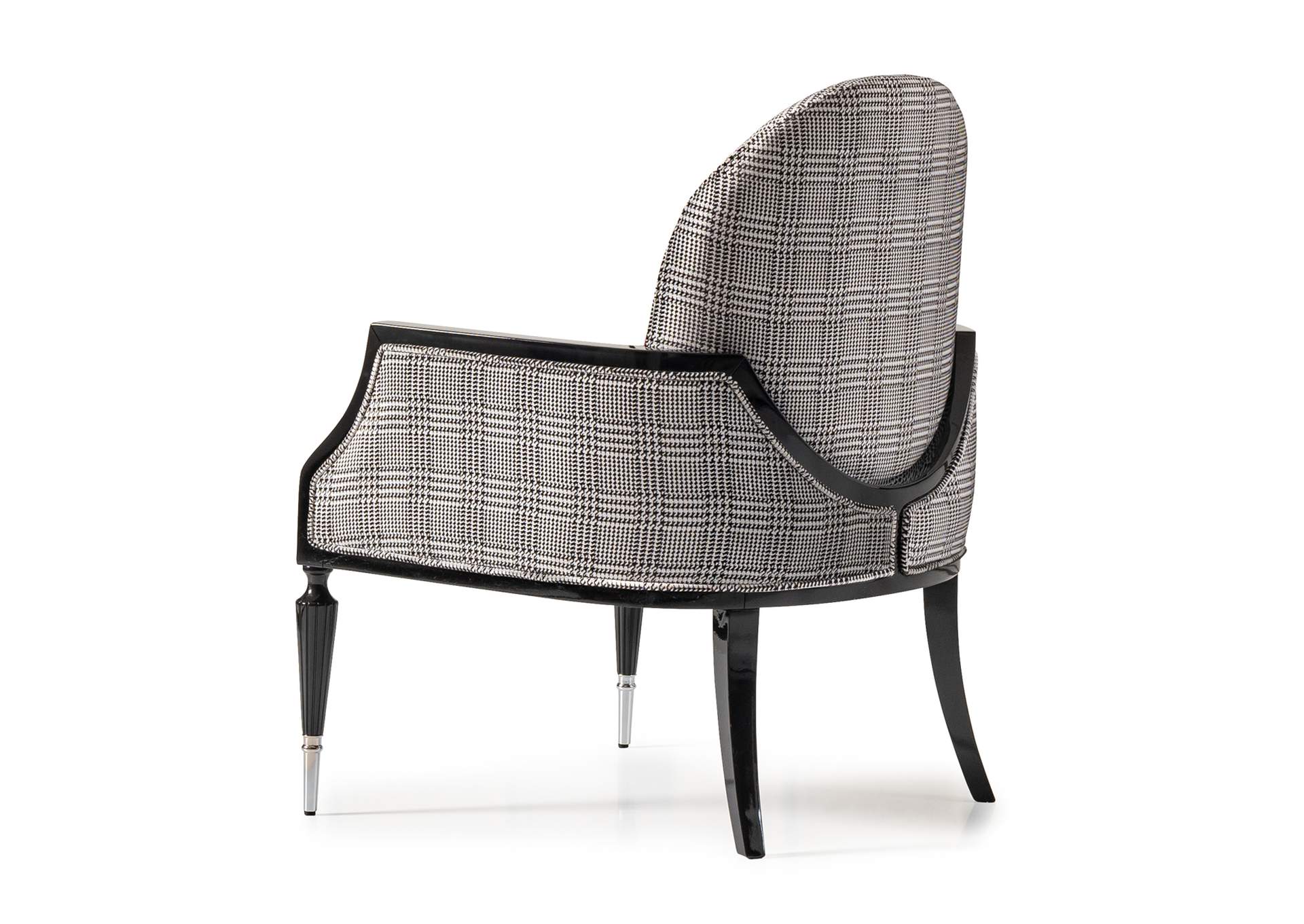 La Francaise Accent Chair - Domino - Black image 4