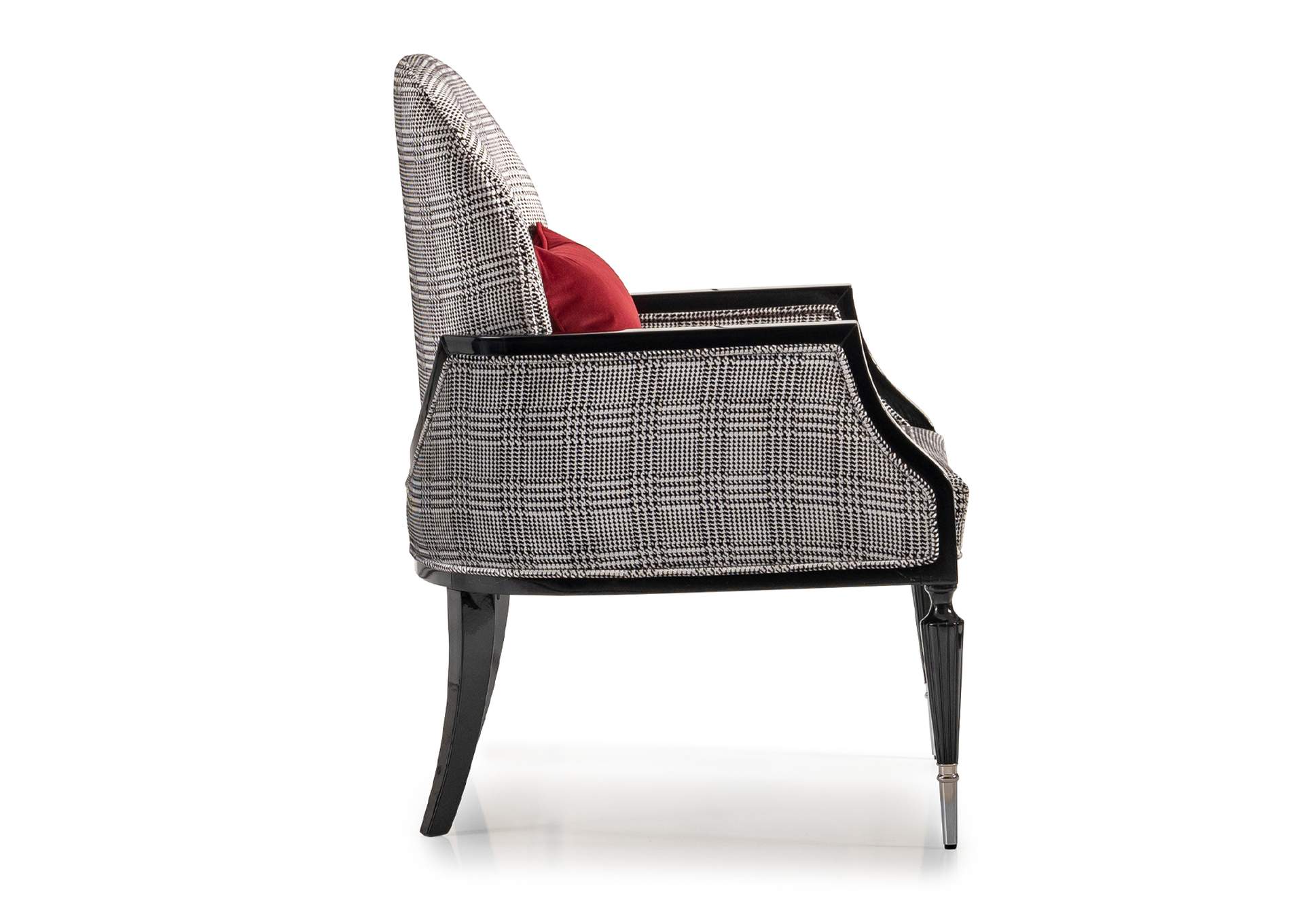 La Francaise Accent Chair - Domino - Black image 7
