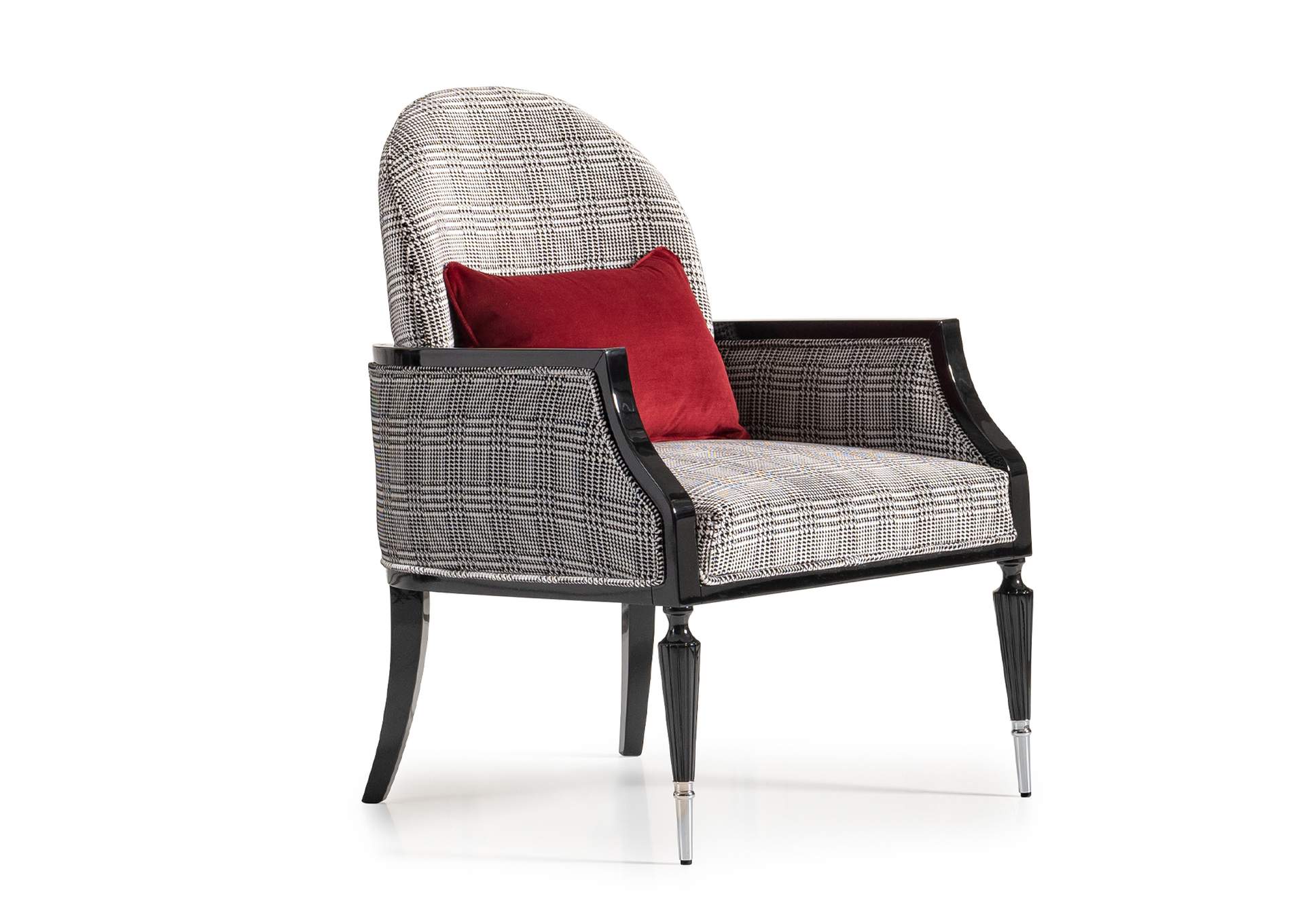 La Francaise Accent Chair - Domino - Black image 8