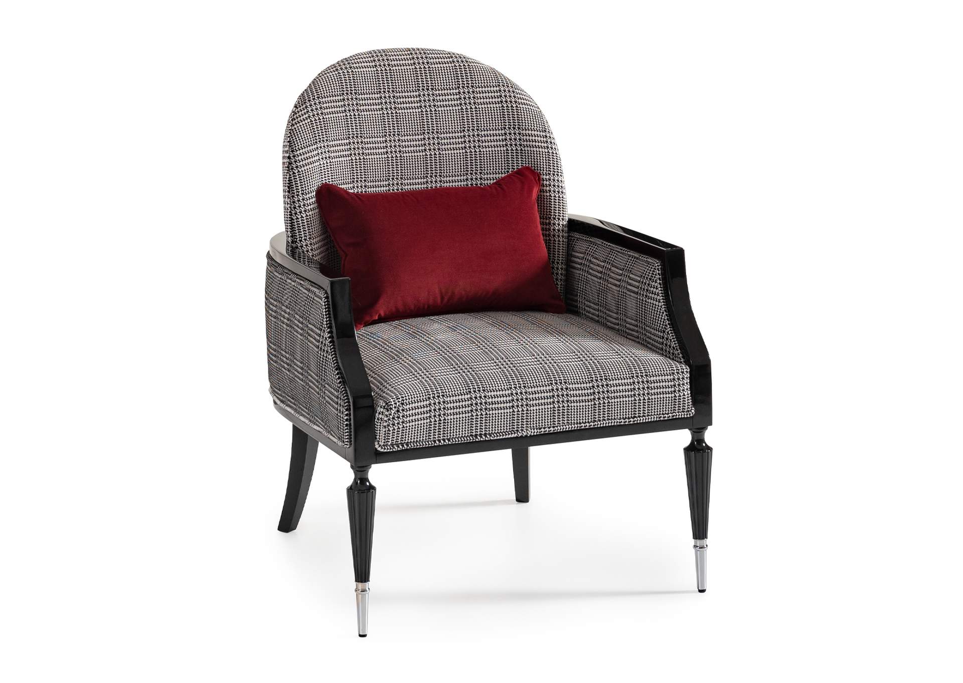 La Francaise Accent Chair - Domino - Black image 9