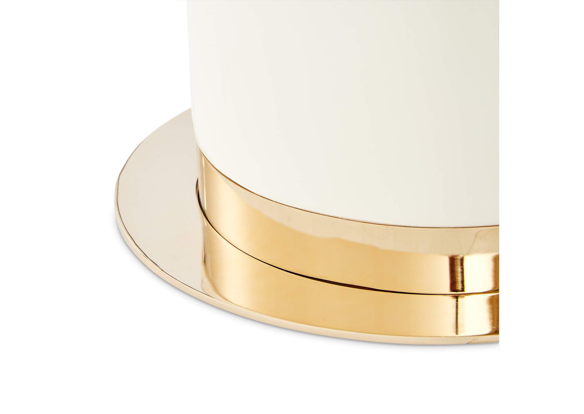 Lisbon Double Pedestal Dining Table - Silken Matte Cream image 9