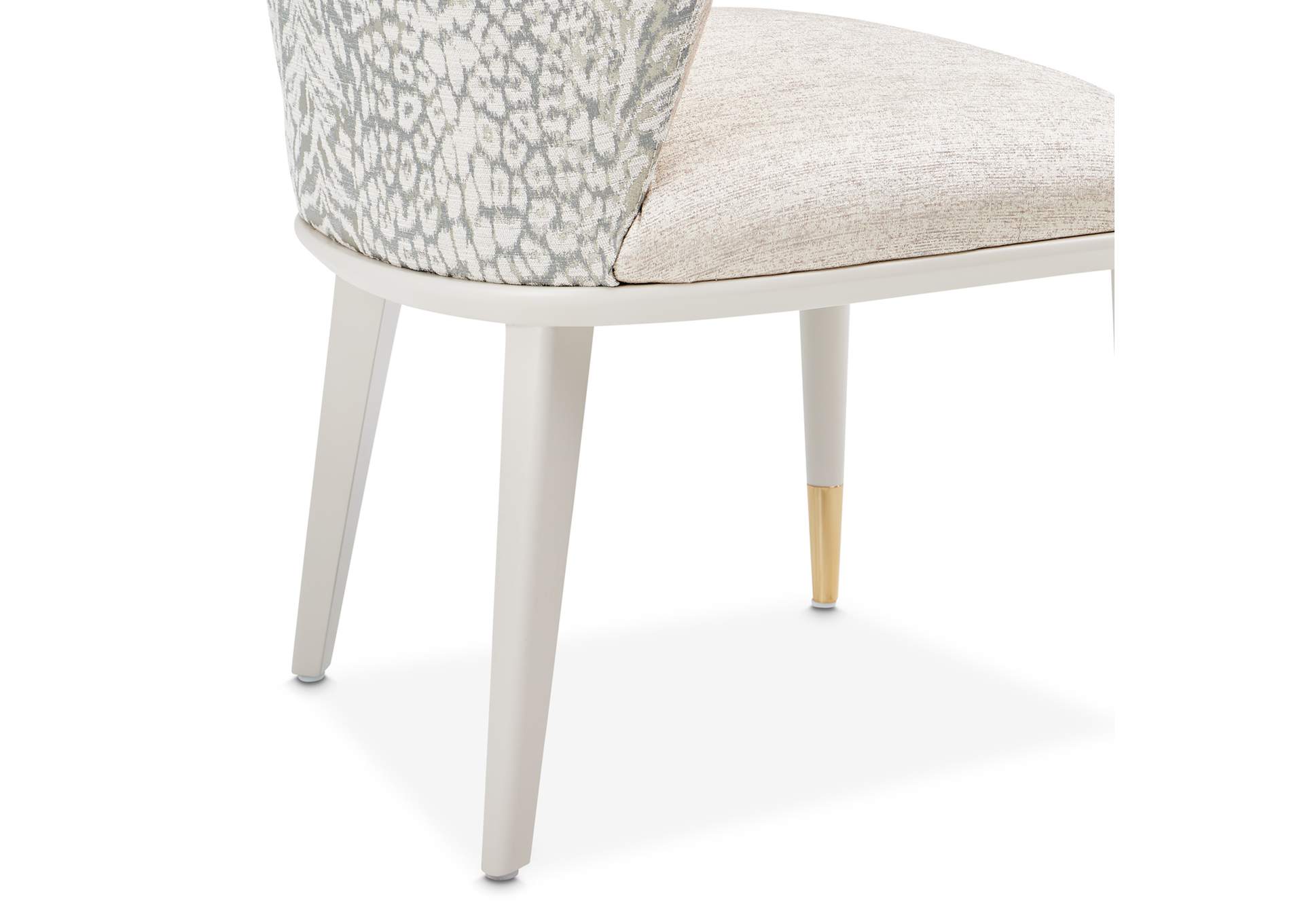 Lisbon Dining Side Chair - Silken Matte Cream image 13