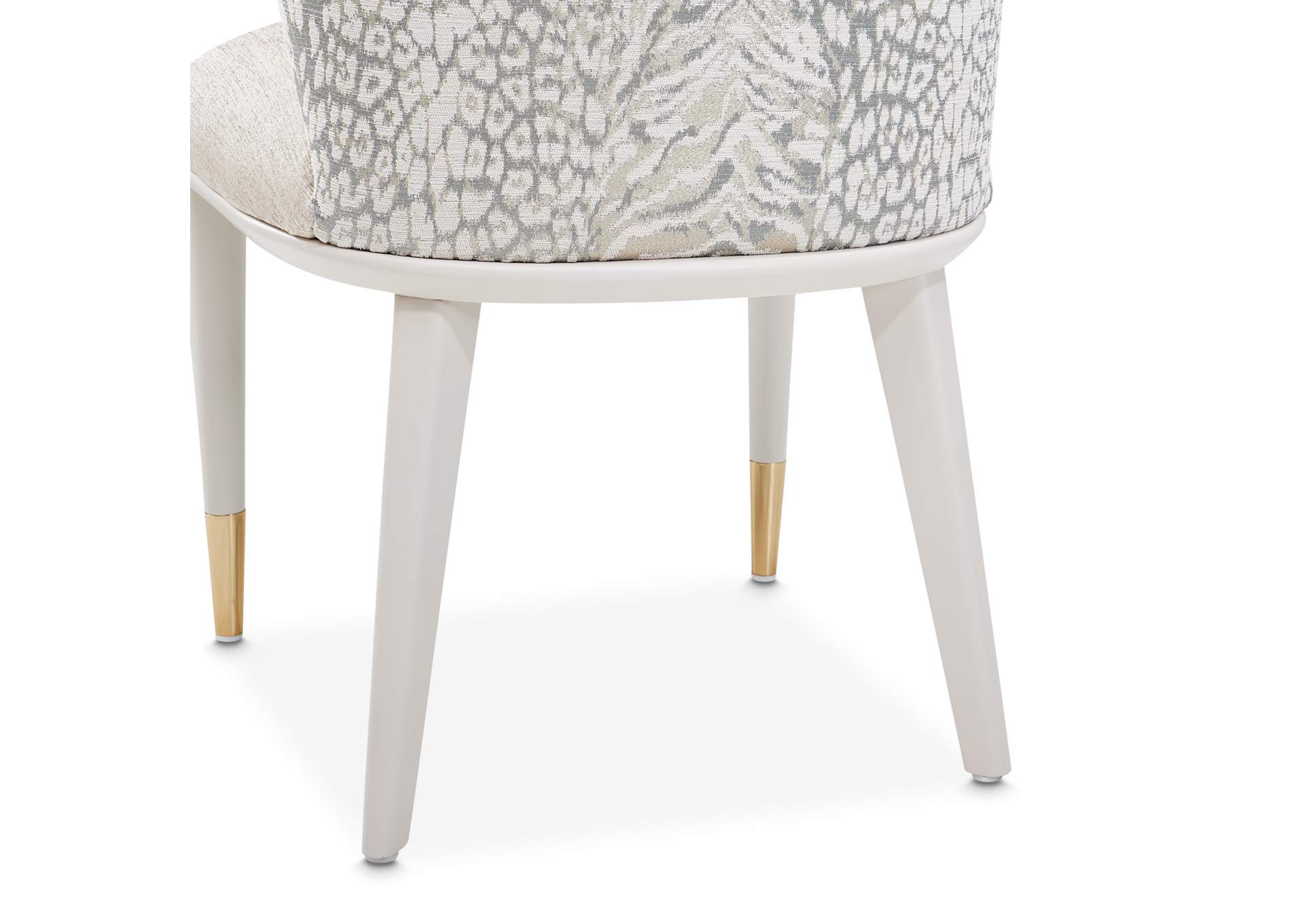 Lisbon Dining Side Chair - Silken Matte Cream image 12