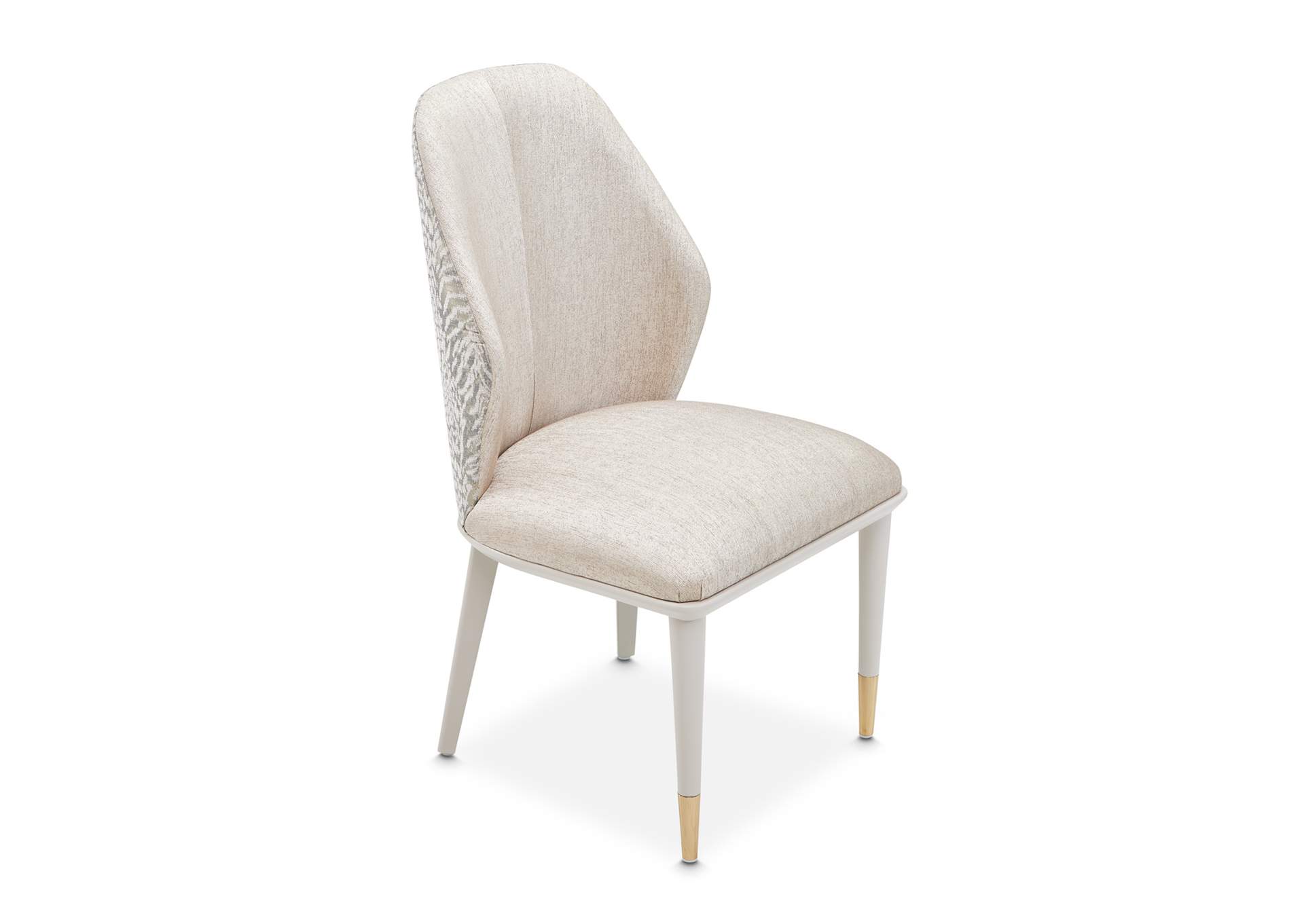 Lisbon Dining Side Chair - Silken Matte Cream image 4