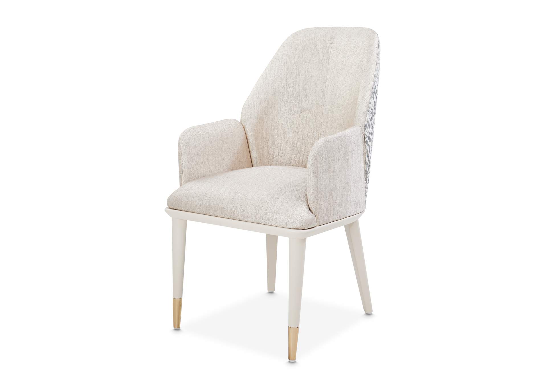 Lisbon Dining Arm Chair - Silken Matte Cream image 6