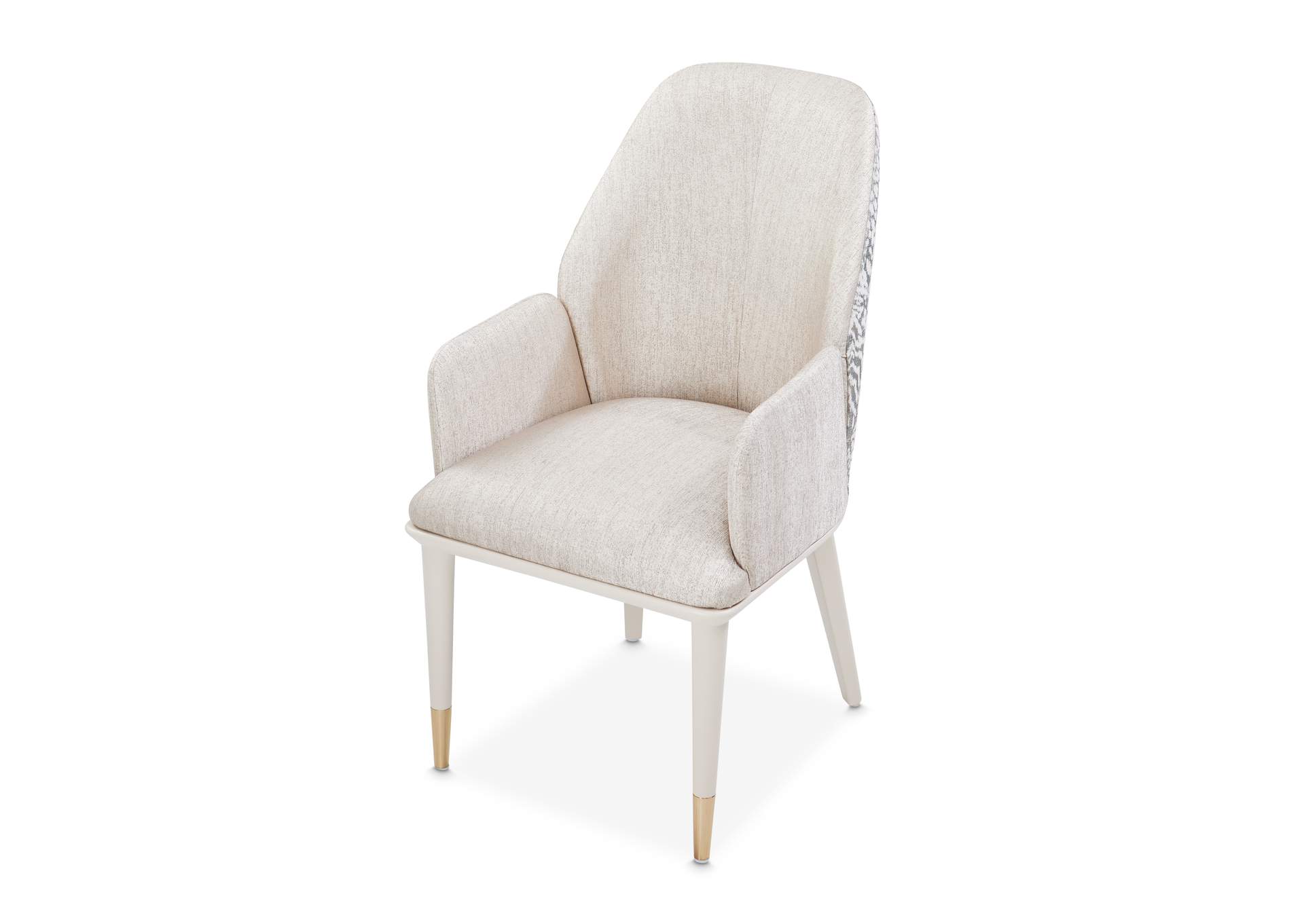 Lisbon Dining Arm Chair - Silken Matte Cream image 5