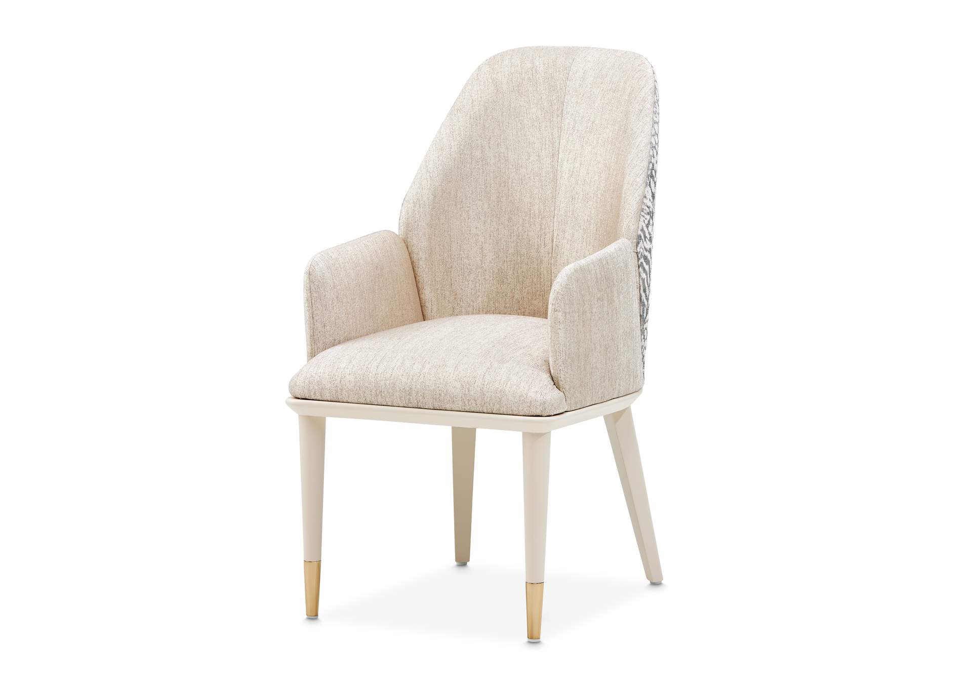 Lisbon Dining Arm Chair - Silken Matte Cream image 4