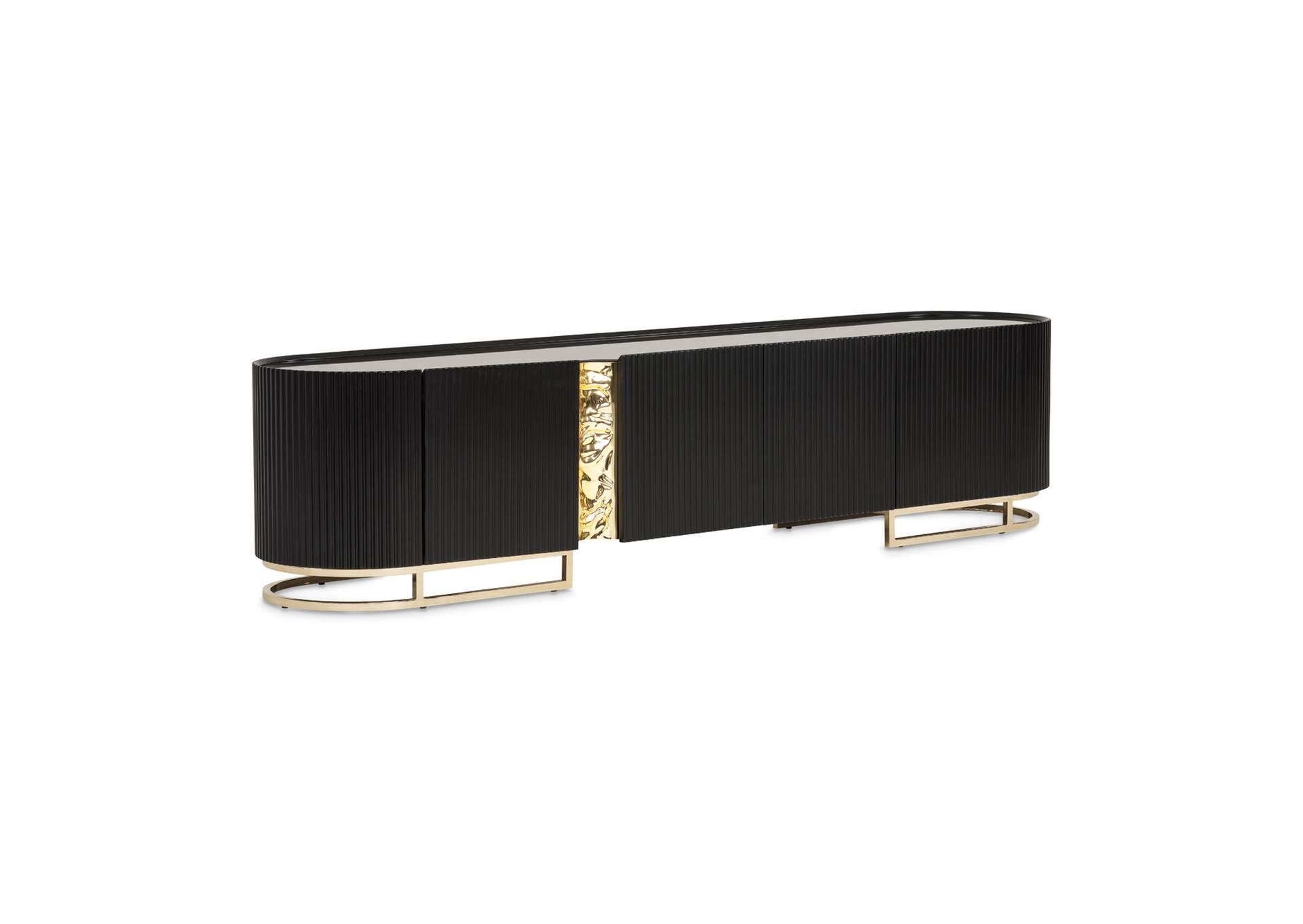 Lisbon Media Cabinet - Silken Matte Black image 4