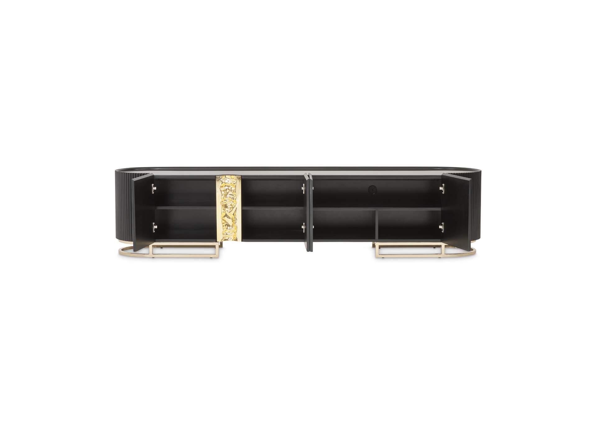 Lisbon Media Cabinet - Silken Matte Black image 6