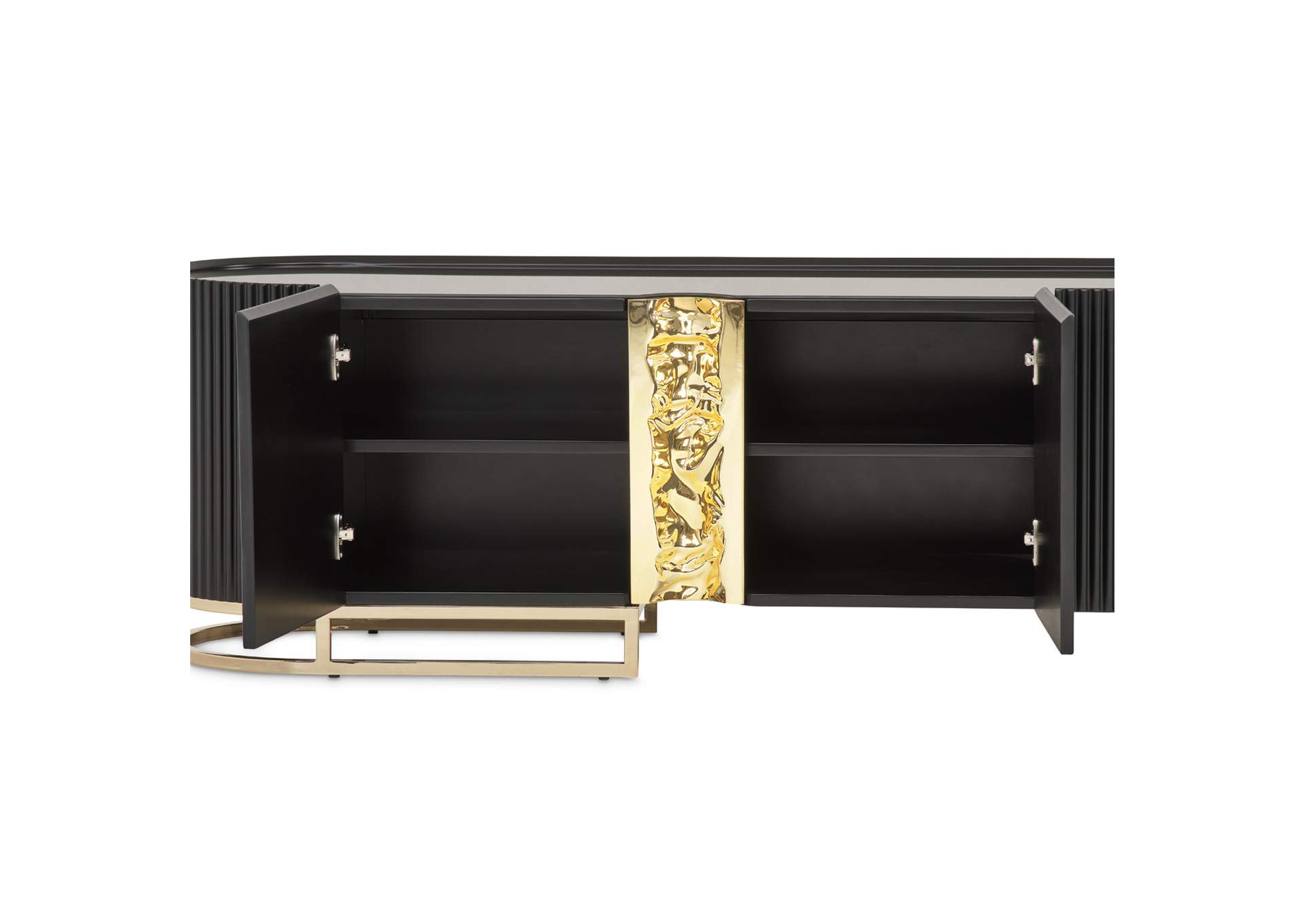 Lisbon Media Cabinet - Silken Matte Black image 8
