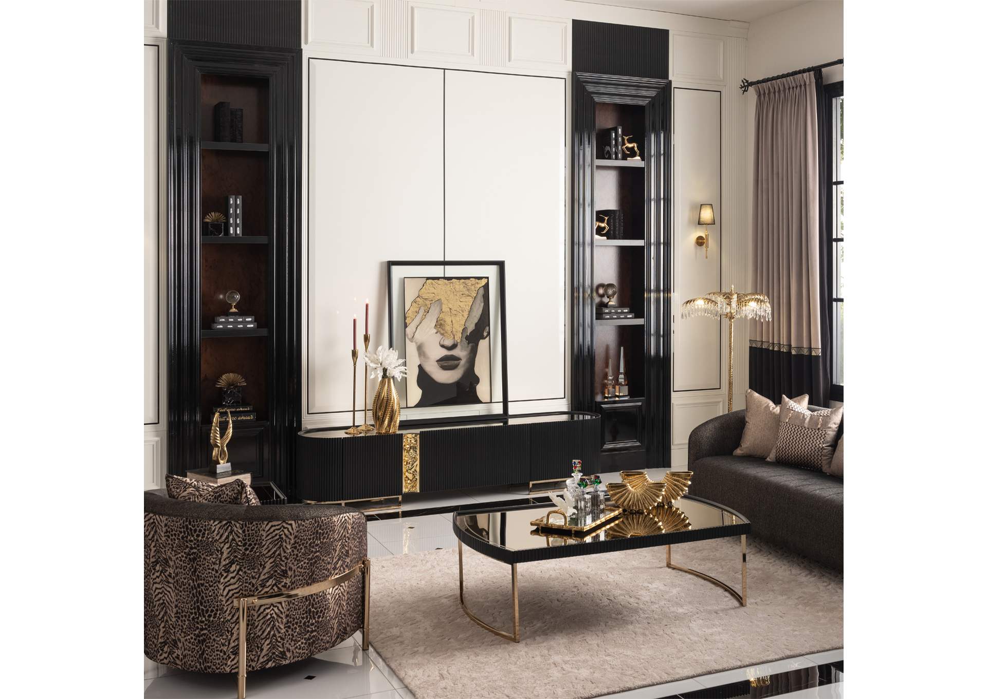 Lisbon Media Cabinet - Silken Matte Black image 15