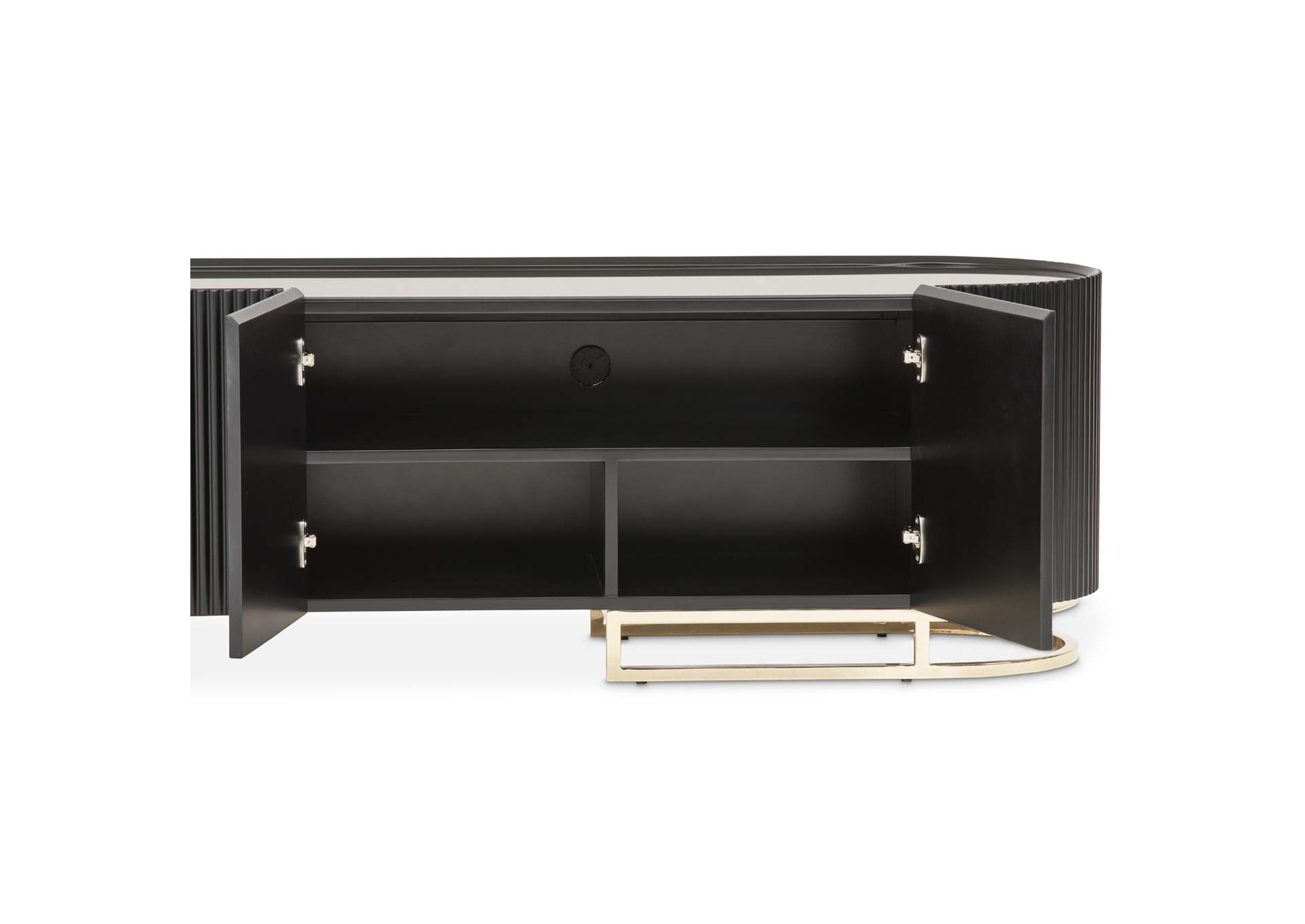 Lisbon Media Cabinet - Silken Matte Black image 9