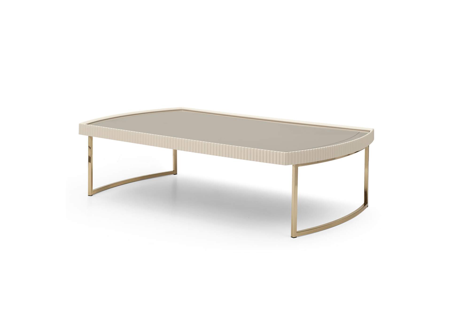 Lisbon Cocktail Table - Silken Matte Cream image 4