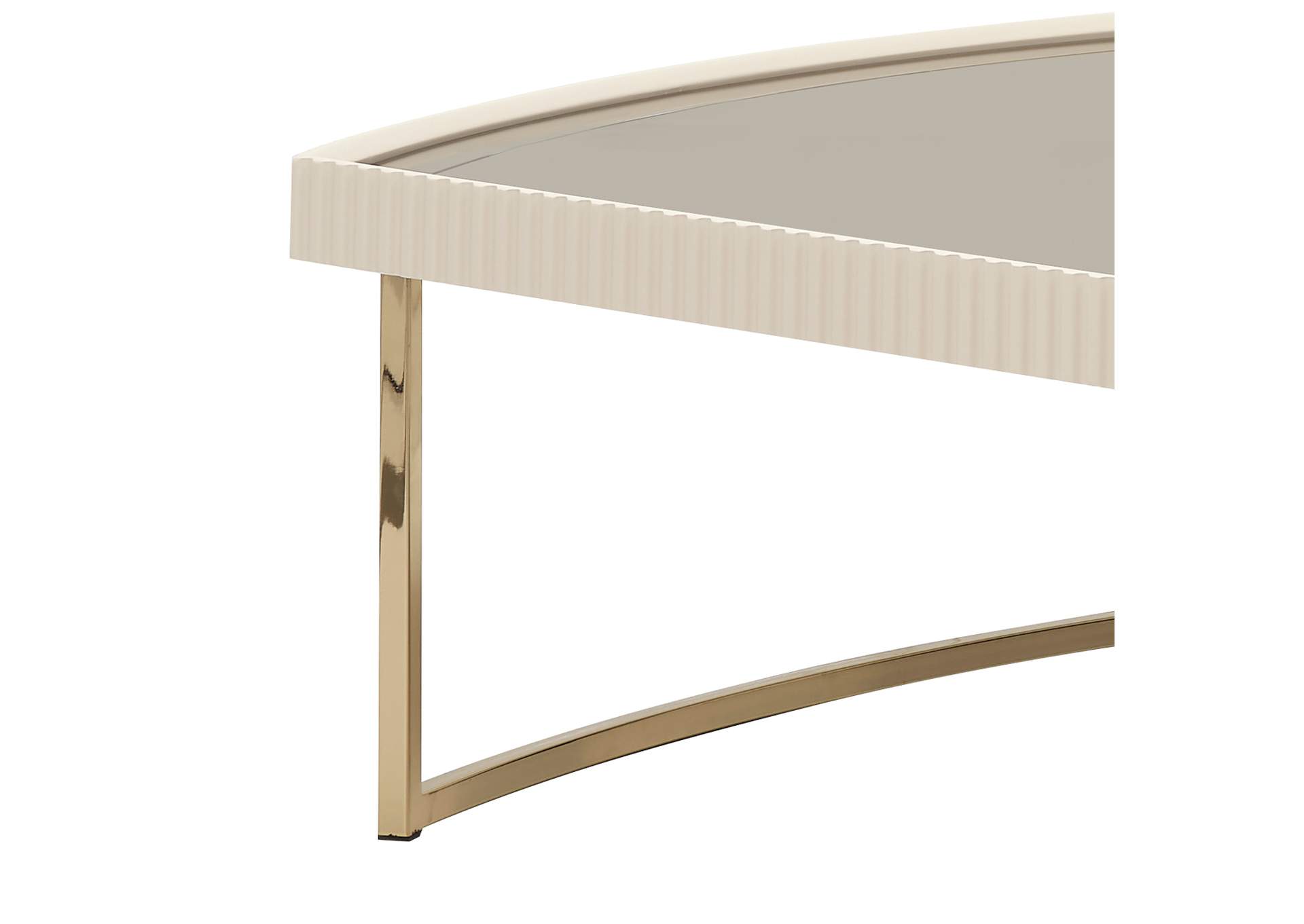 Lisbon Cocktail Table - Silken Matte Cream image 6