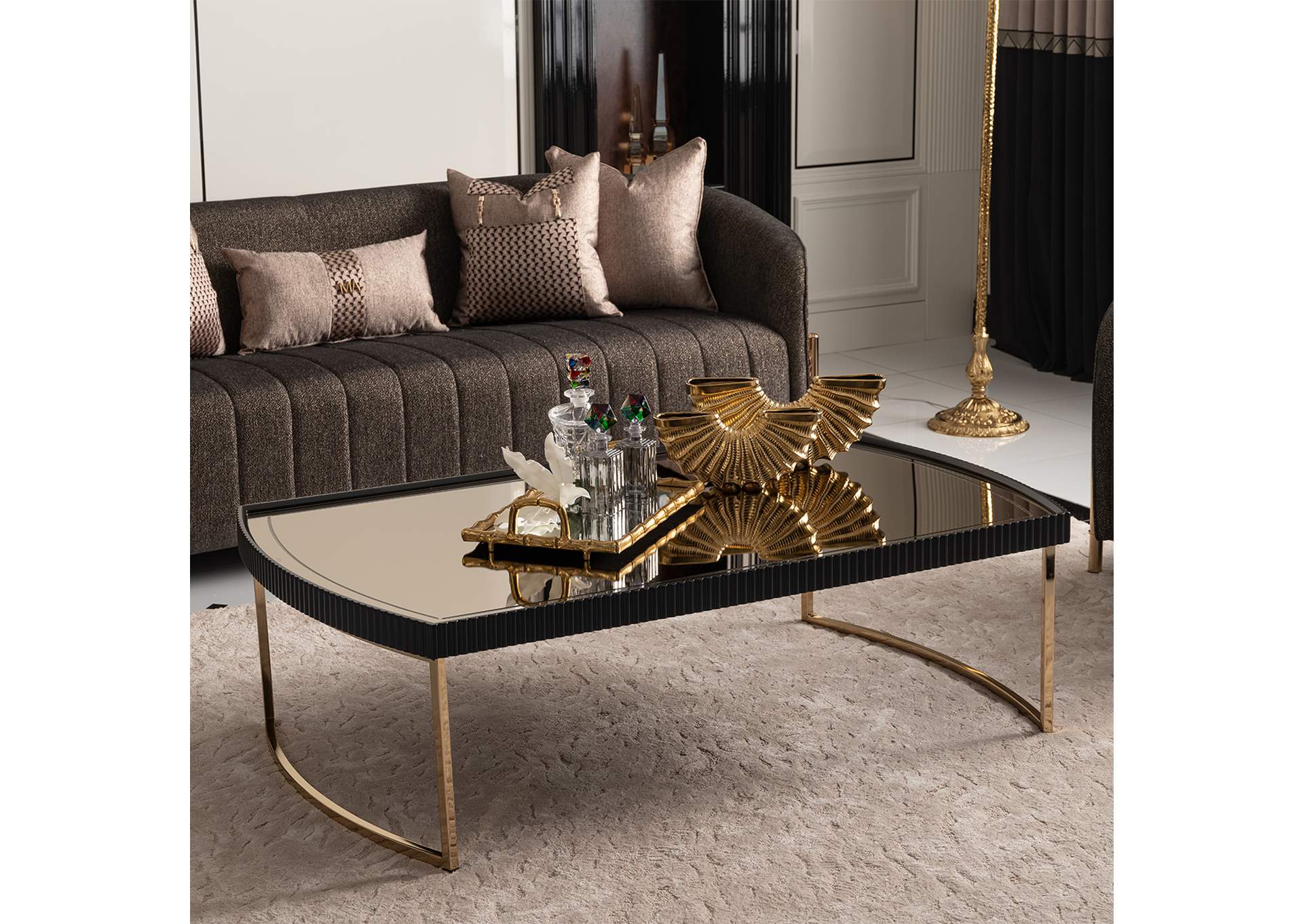 Lisbon Cocktail Table - Silken Matte Black image 10