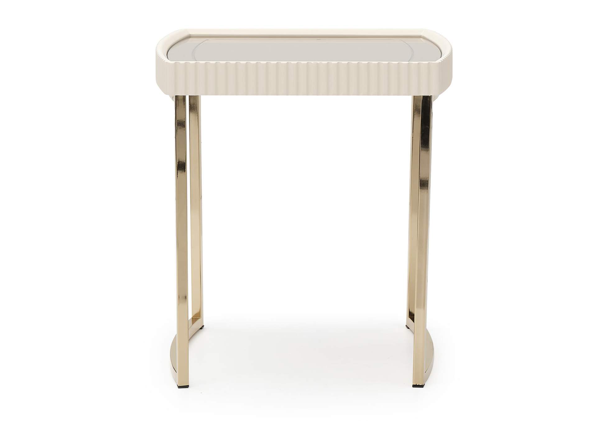 Lisbon Side Table - Silken Matte Cream image 3