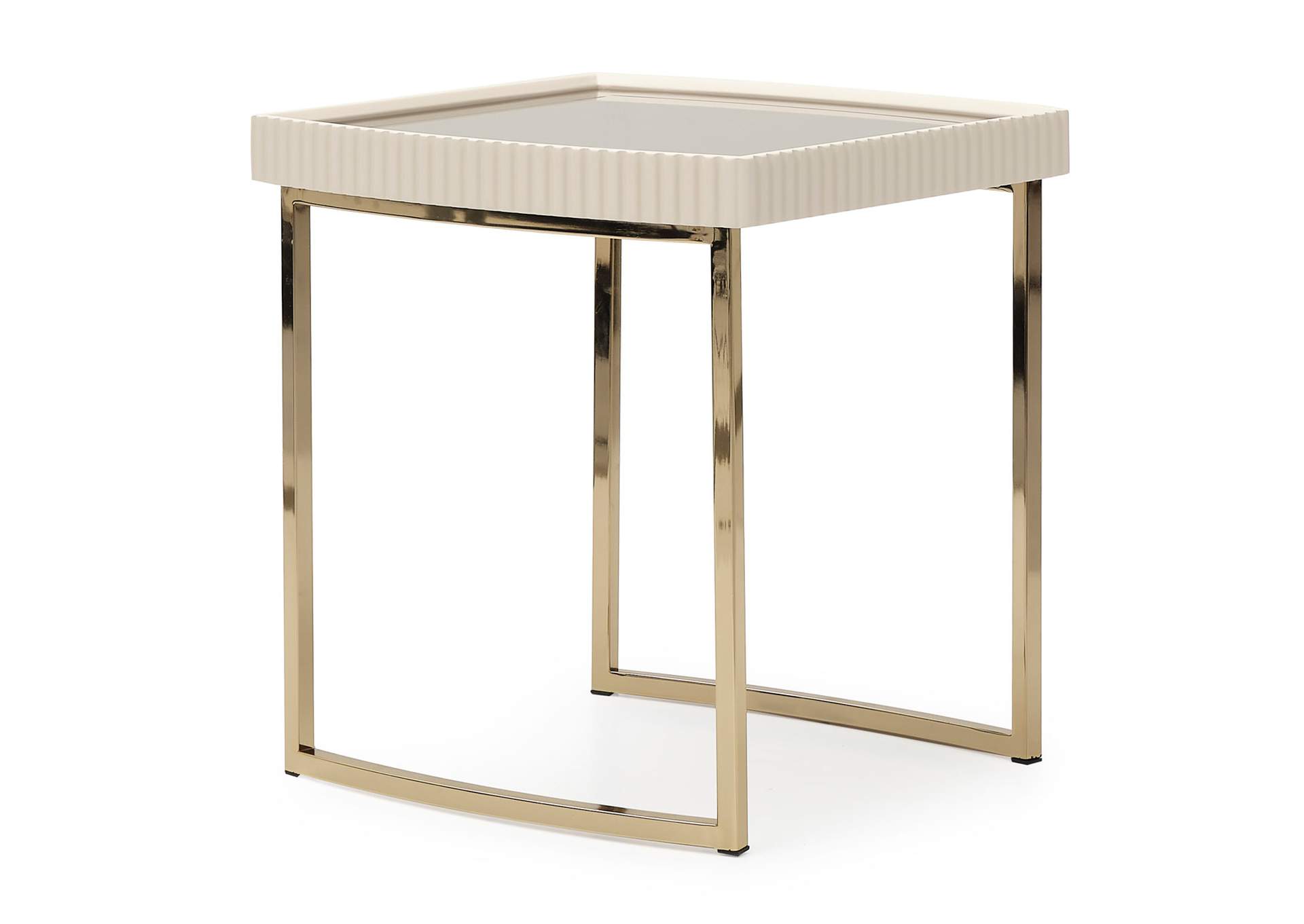 Lisbon Side Table - Silken Matte Cream image 5