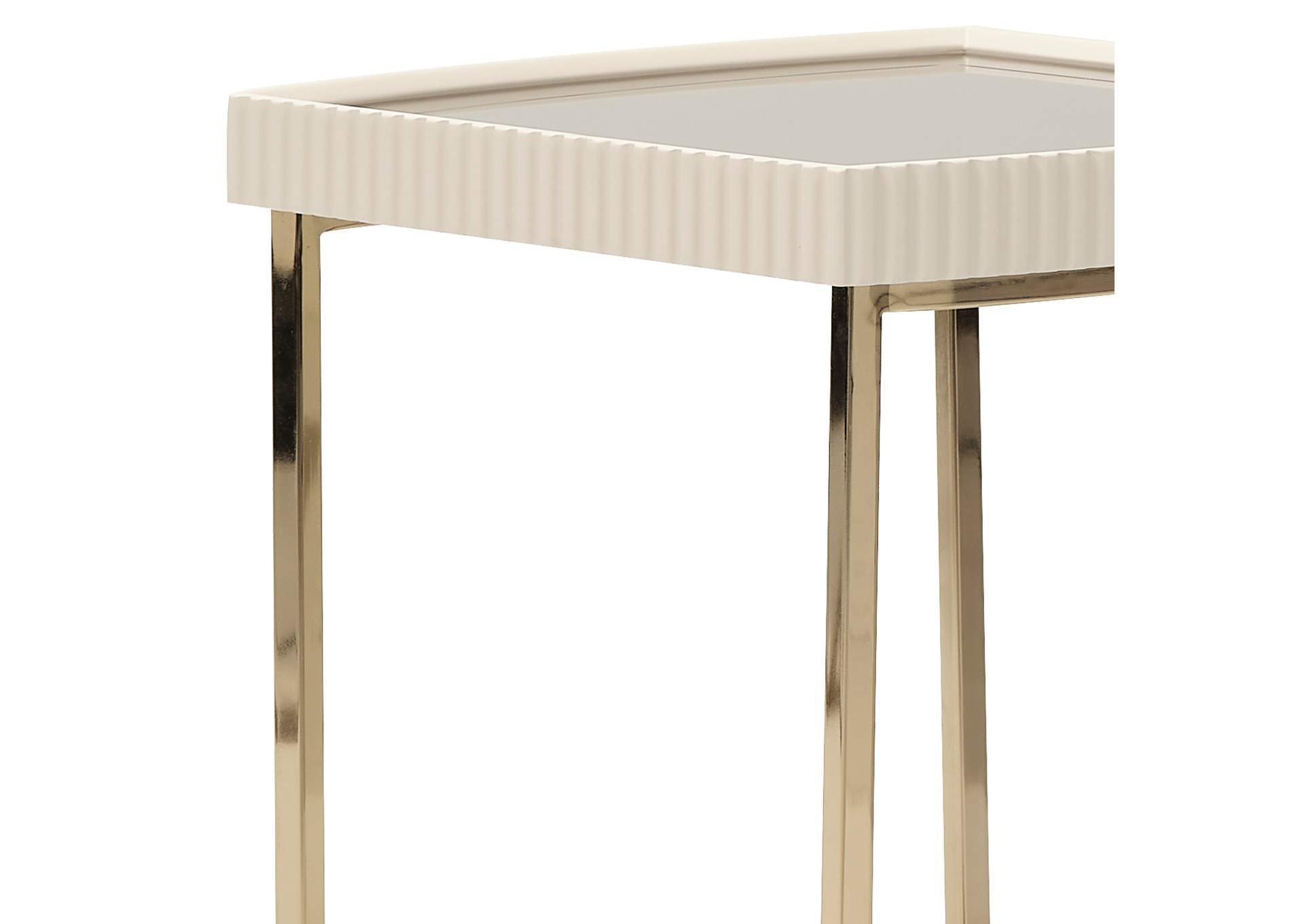 Lisbon Side Table - Silken Matte Cream image 6