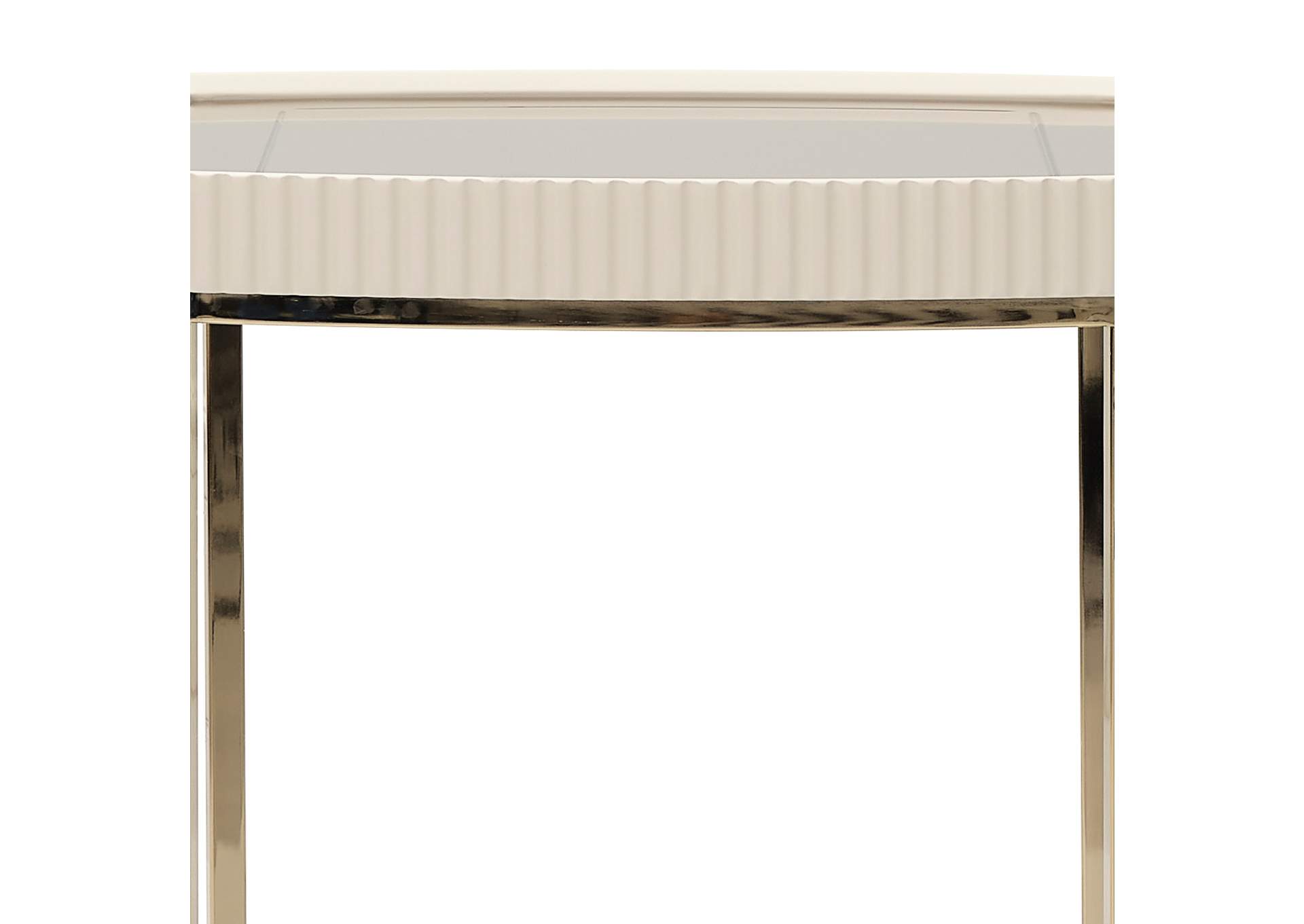 Lisbon Side Table - Silken Matte Cream image 7