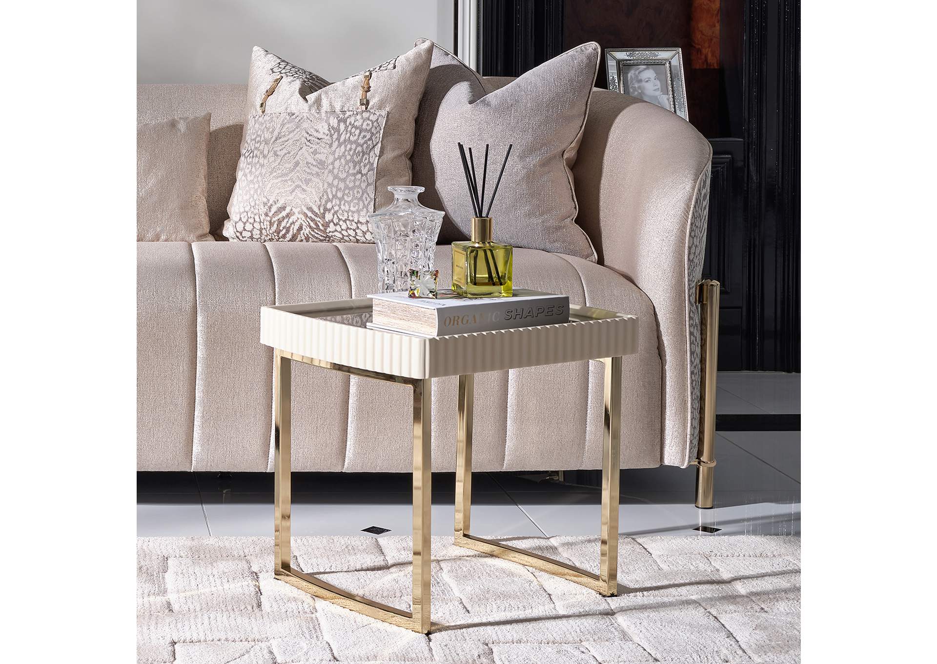 Lisbon Side Table - Silken Matte Cream image 9