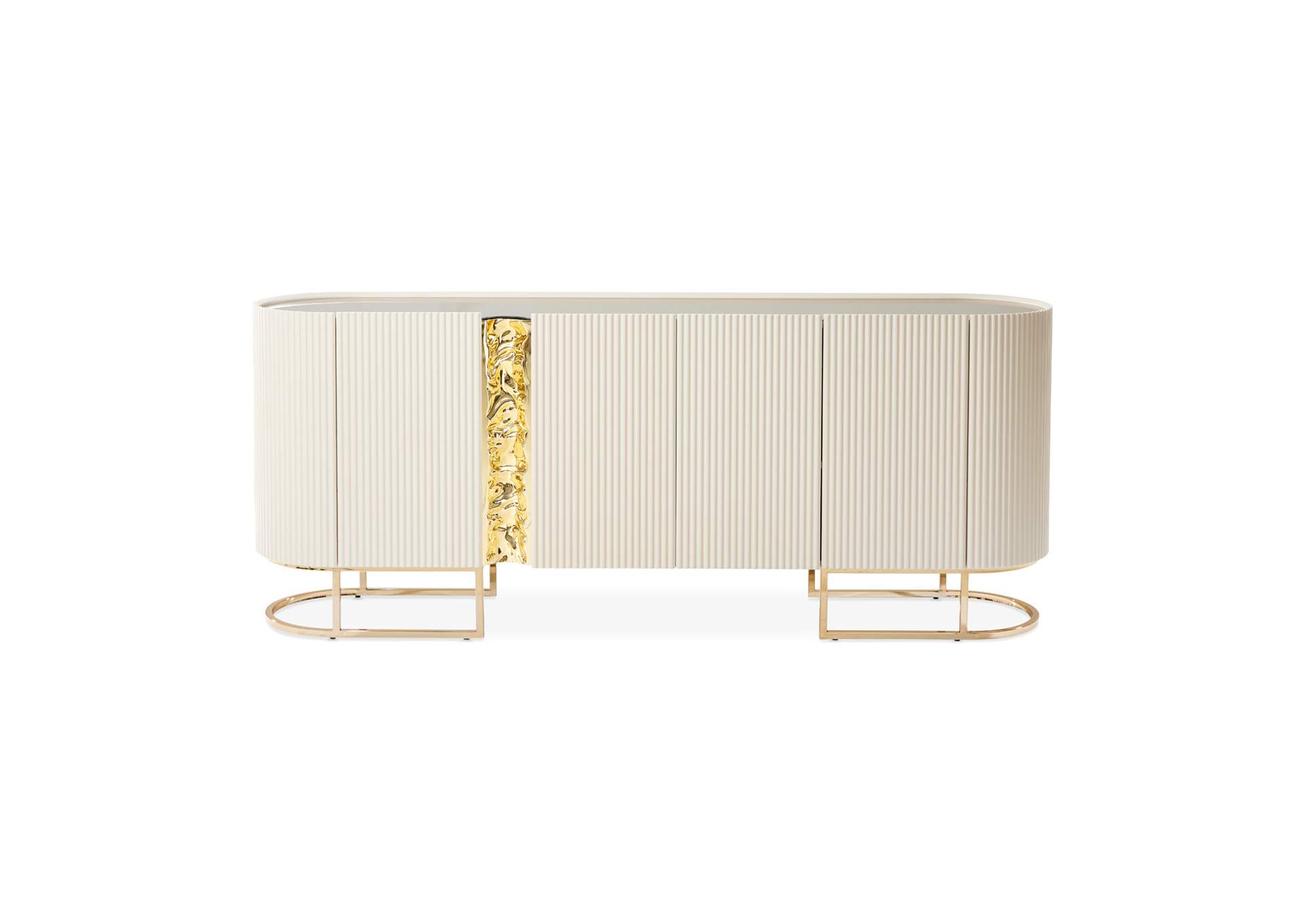 Lisbon Console Table - Silken Matte Cream image 3