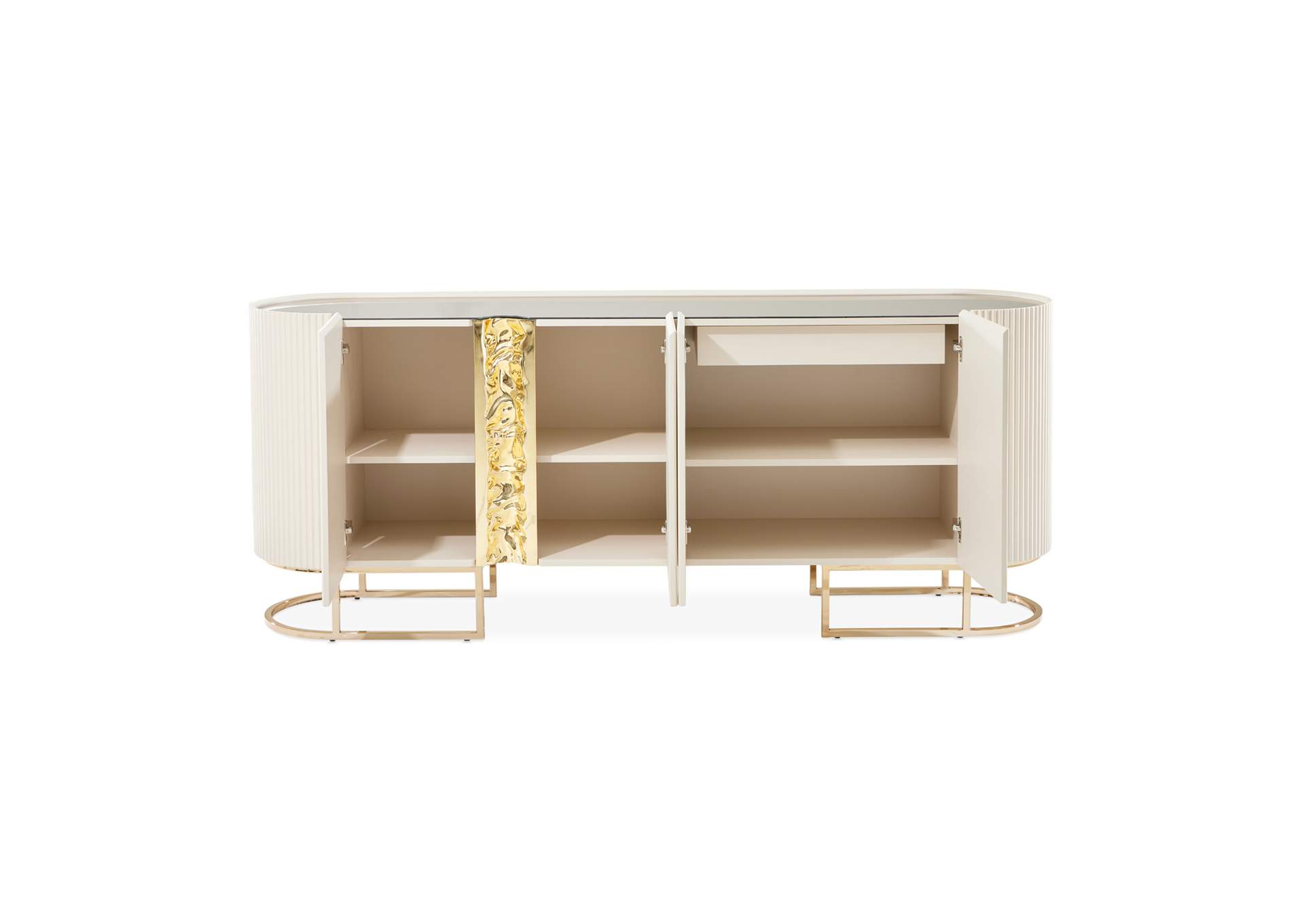 Lisbon Console Table - Silken Matte Cream image 4