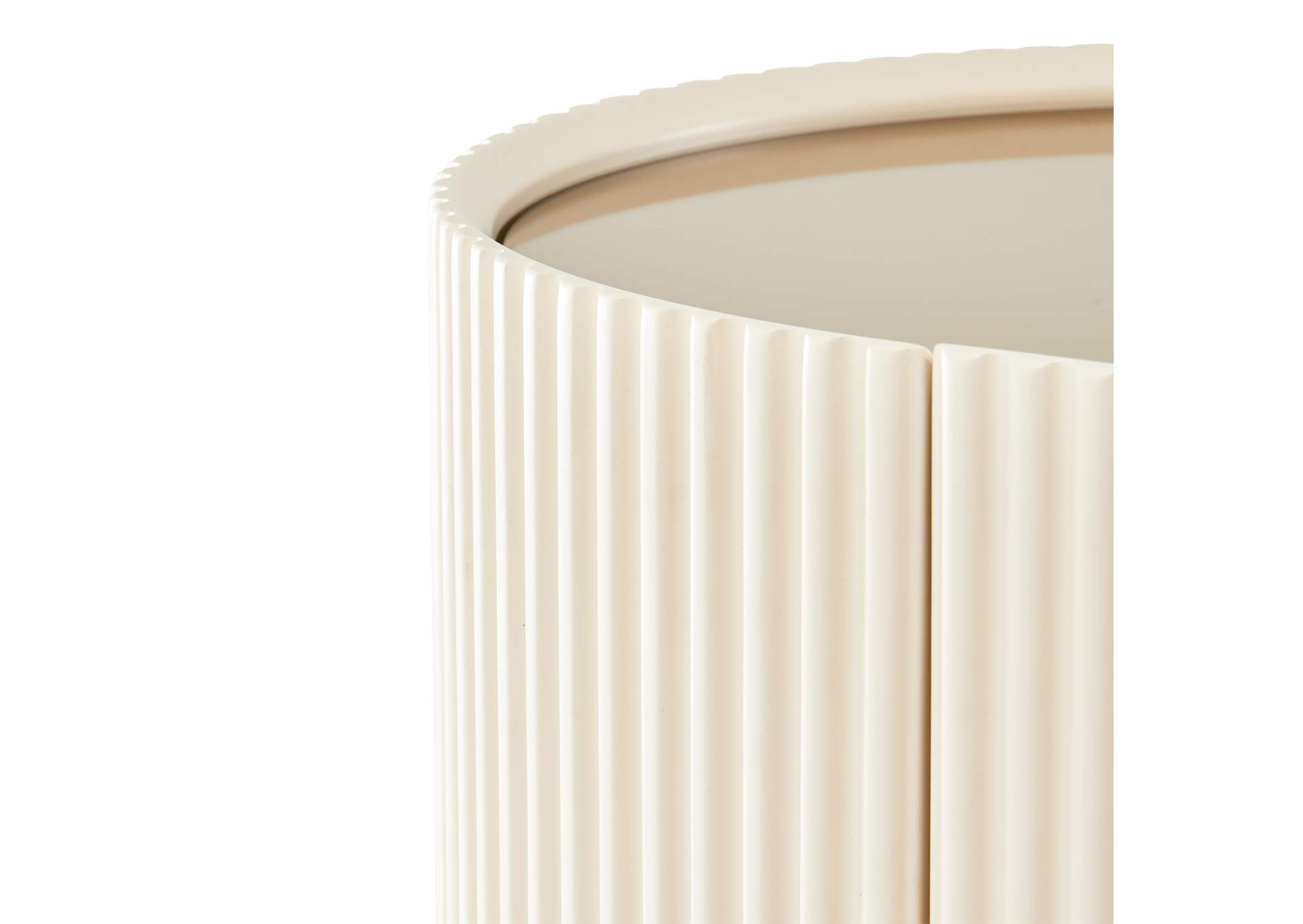 Lisbon Console Table - Silken Matte Cream image 14