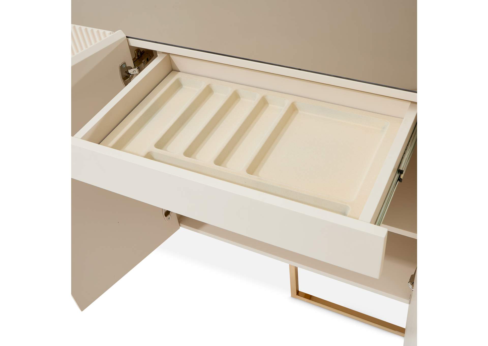 Lisbon Console Table - Silken Matte Cream image 8