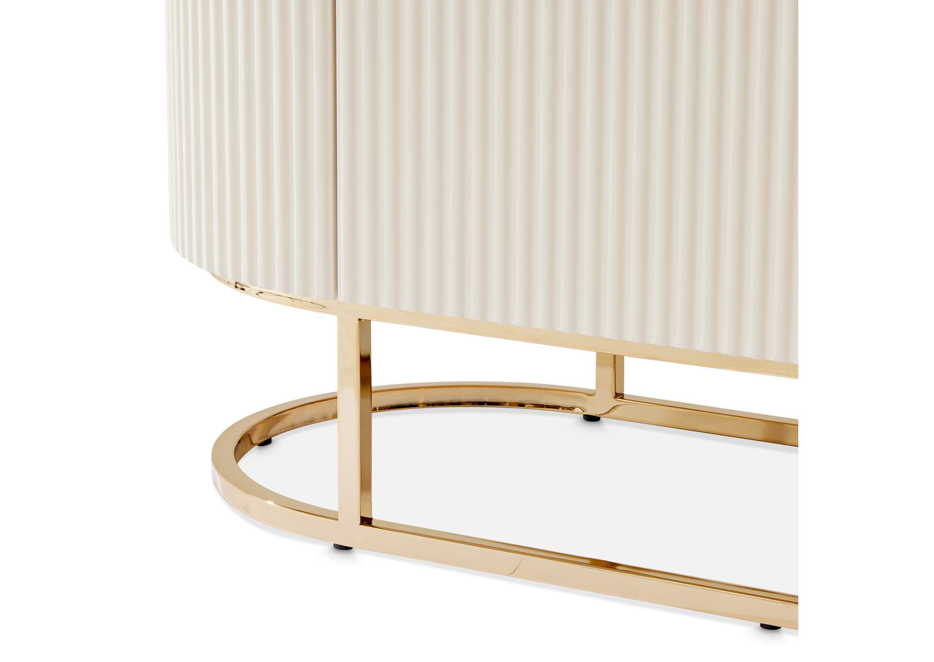 Lisbon Console Table - Silken Matte Cream image 10