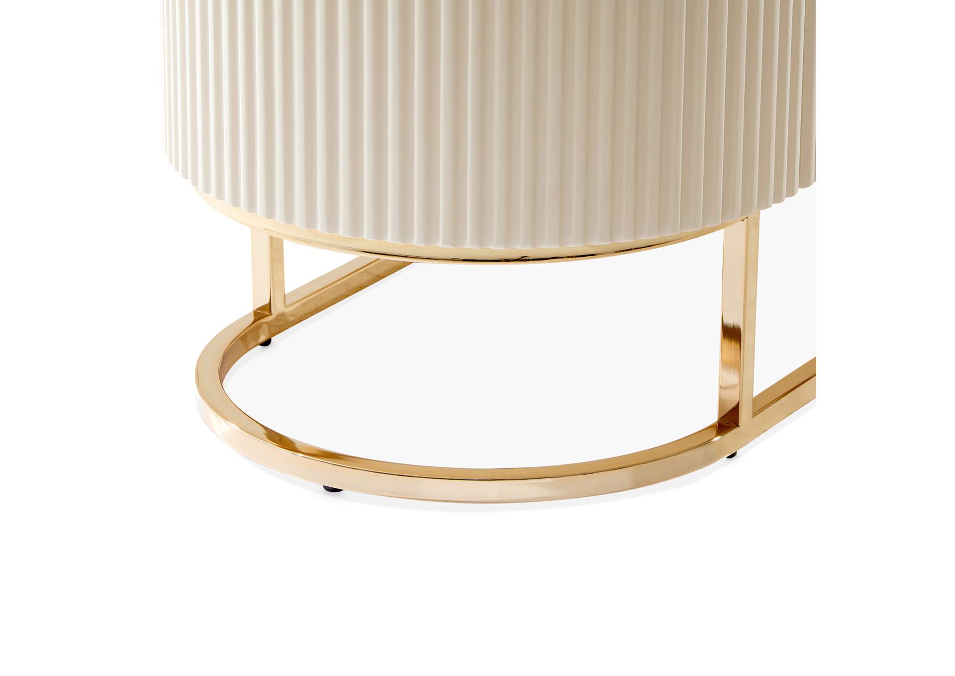 Lisbon Console Table - Silken Matte Cream image 12