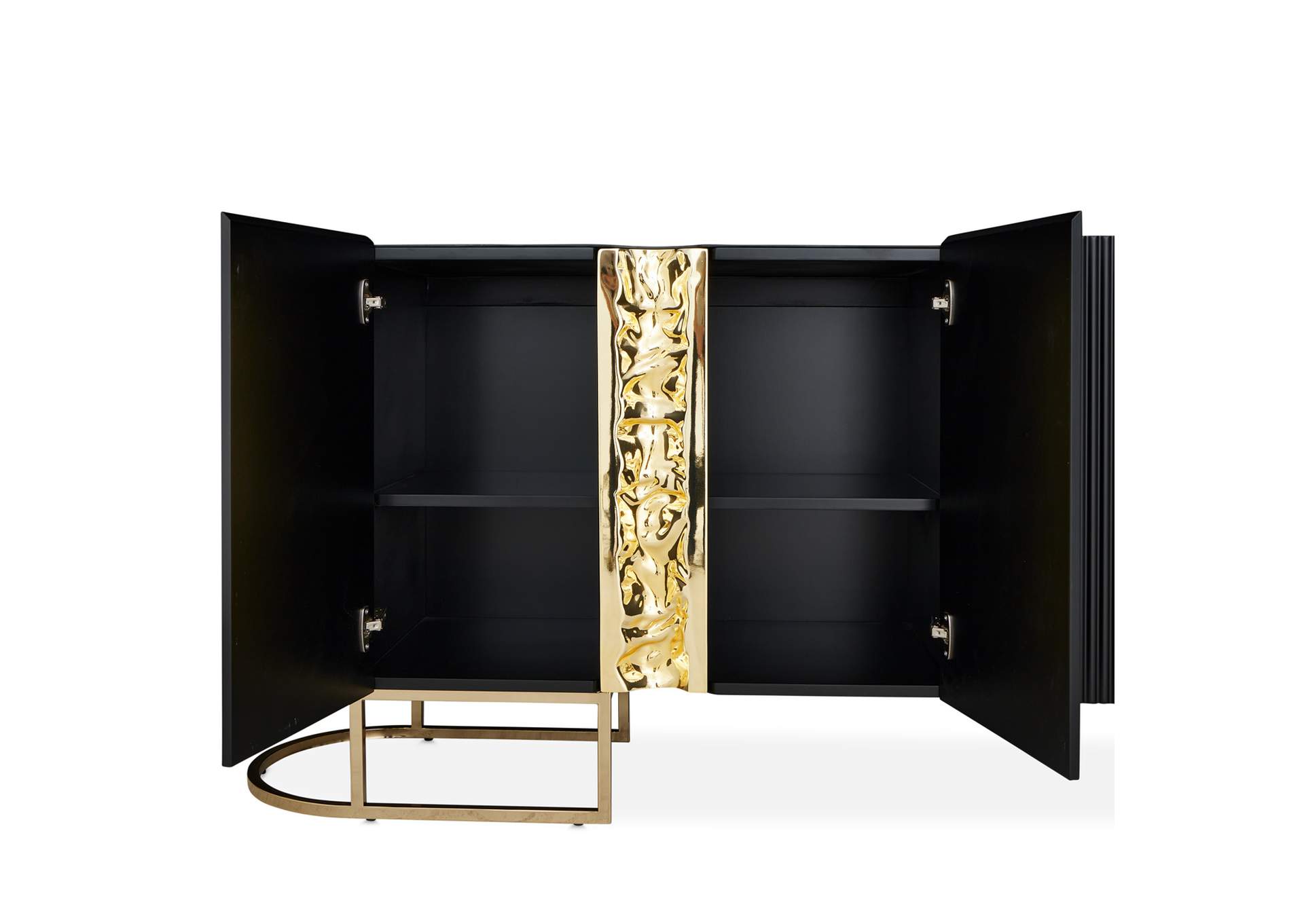 Lisbon Console Table - Silken Matte Black image 7