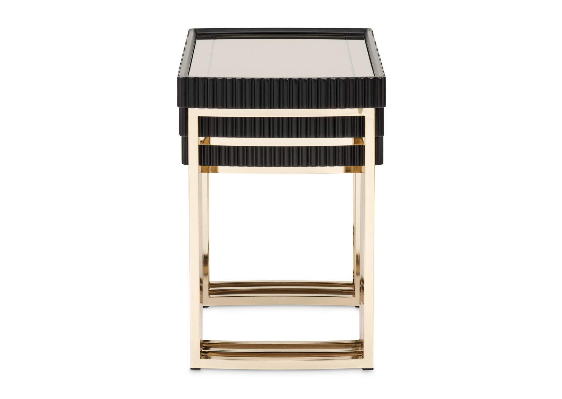 Lisbon Nesting Tables - Set of 3 - Silken Matte Black image 6