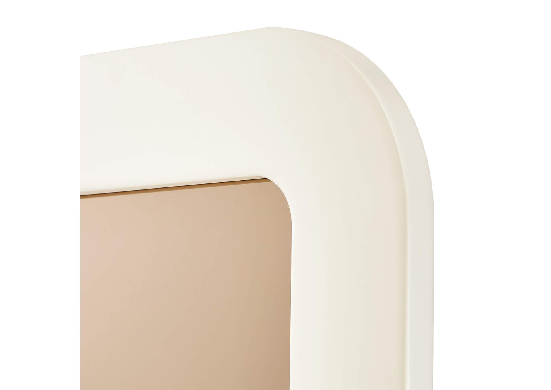 Lisbon Wall Mirror - Silken Matte Cream image 6
