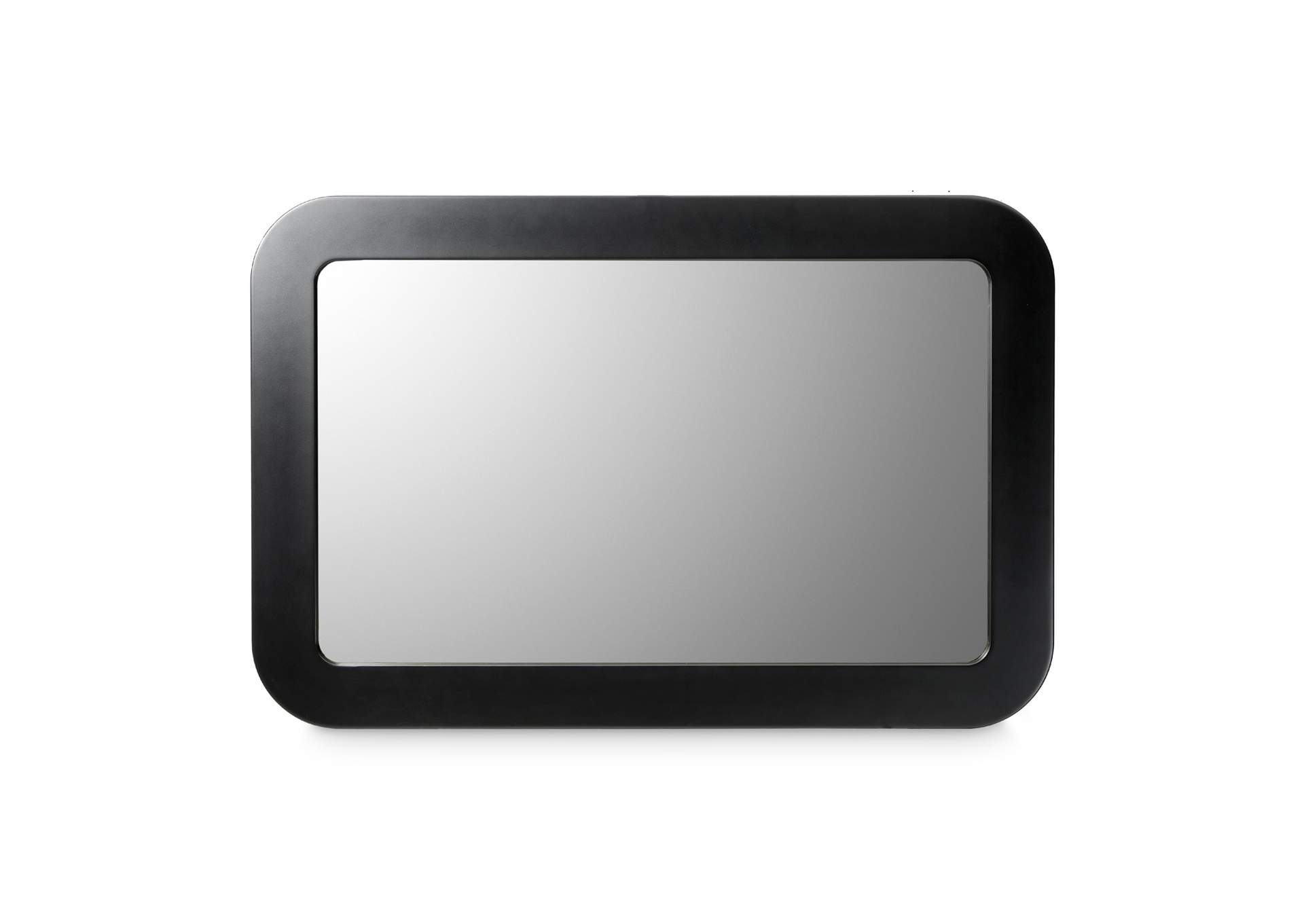 Lisbon Wall Mirror - Silken Matte Black image 3