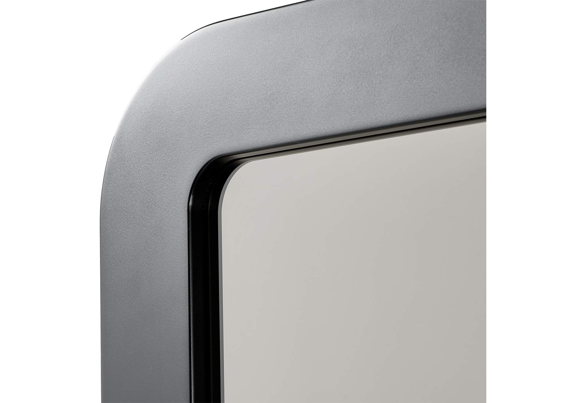 Lisbon Wall Mirror - Silken Matte Black image 4