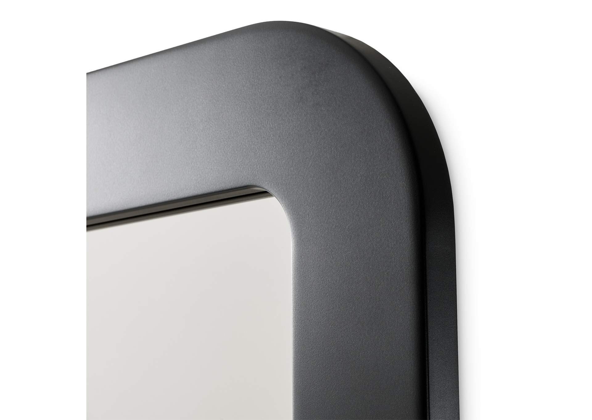 Lisbon Wall Mirror - Silken Matte Black image 6