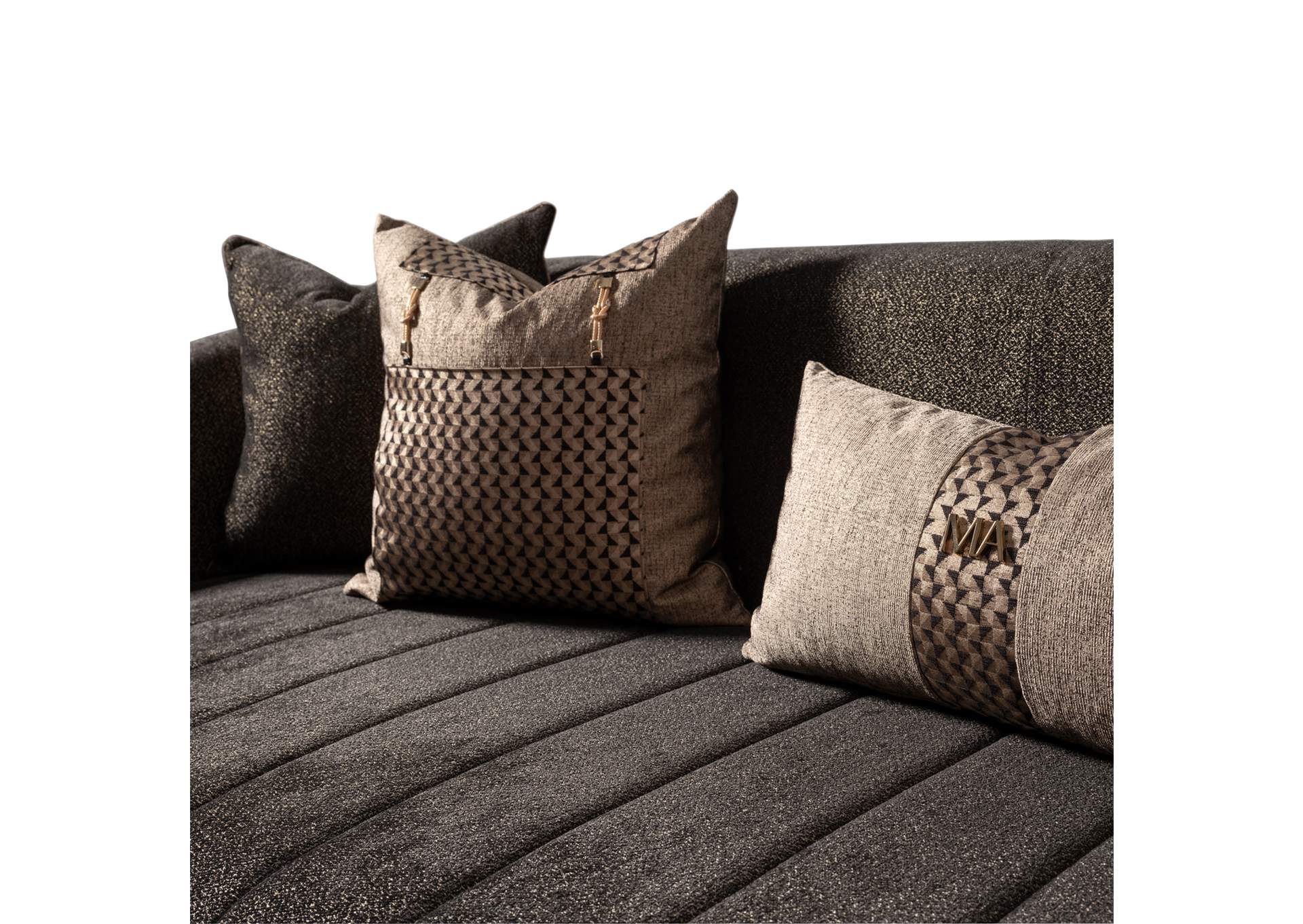 Lisbon Sofa - Onyx and Gold image 18