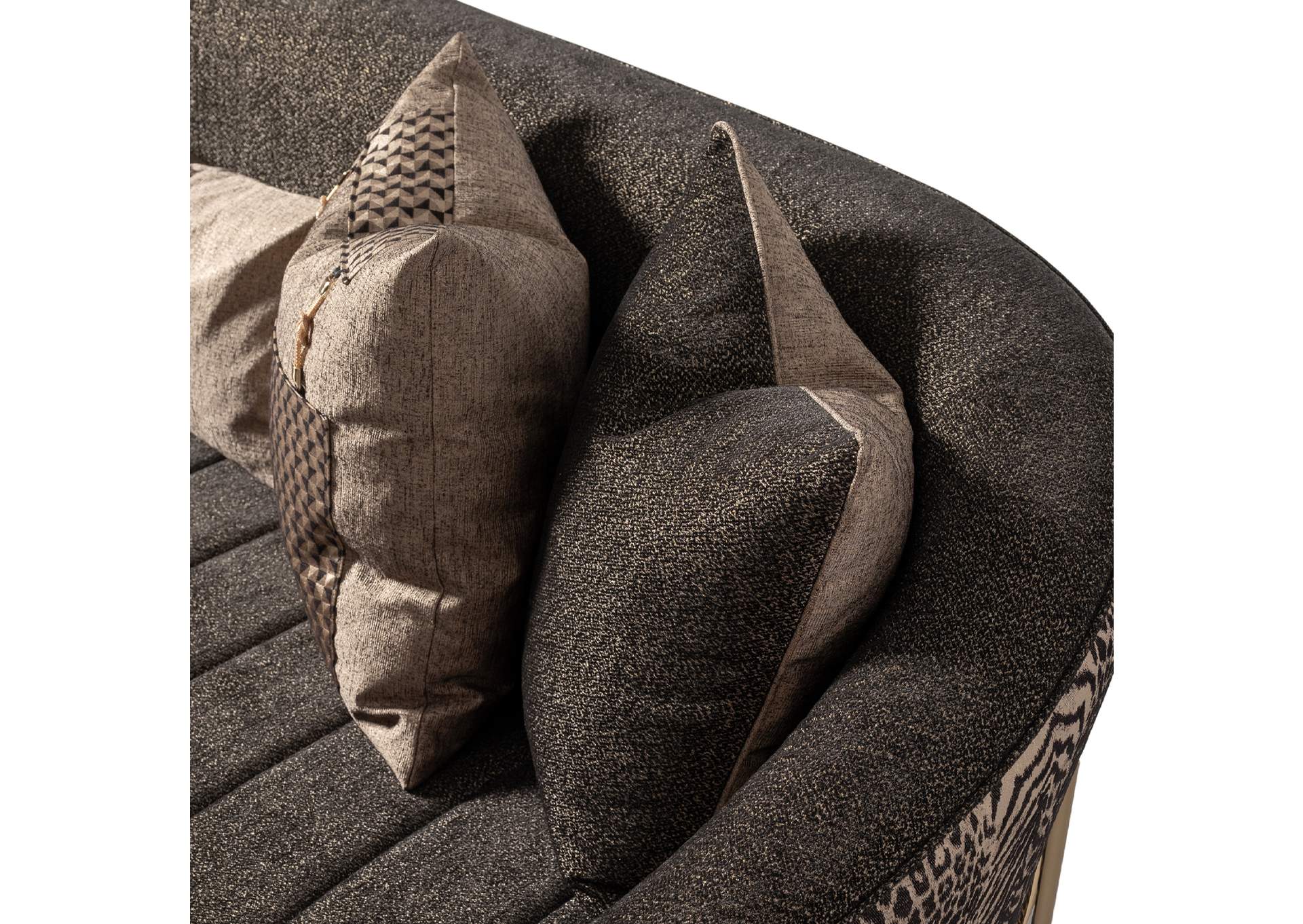 Lisbon Sofa - Onyx and Gold image 3