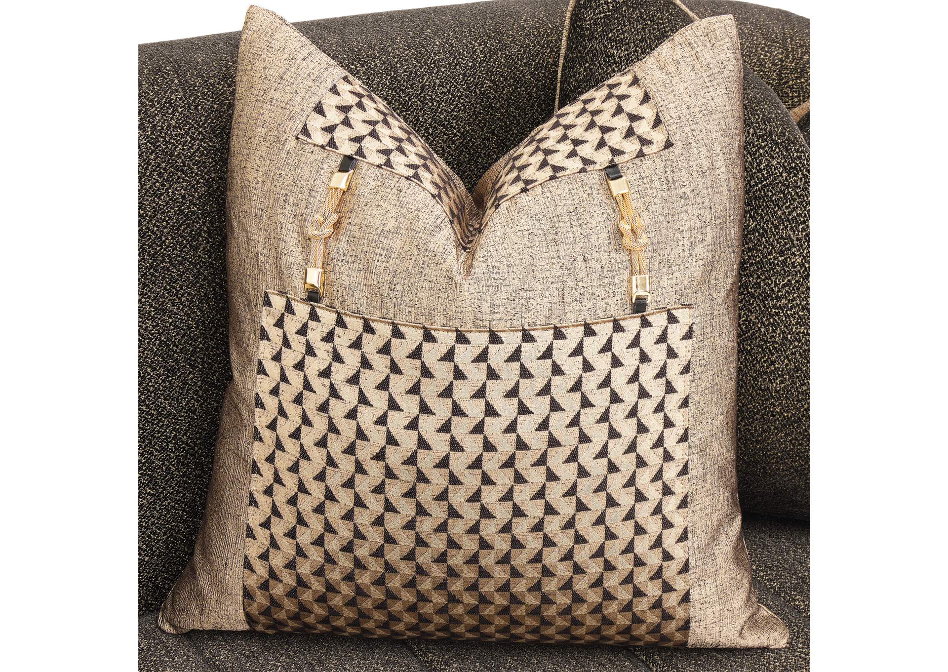 Lisbon Sofa - Onyx and Gold image 7