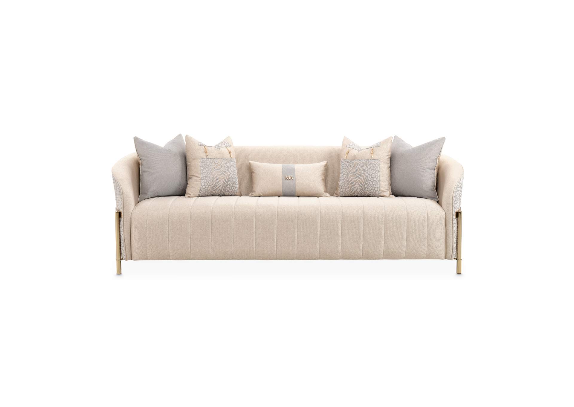 Lisbon Sofa - Opal and Gold image 30